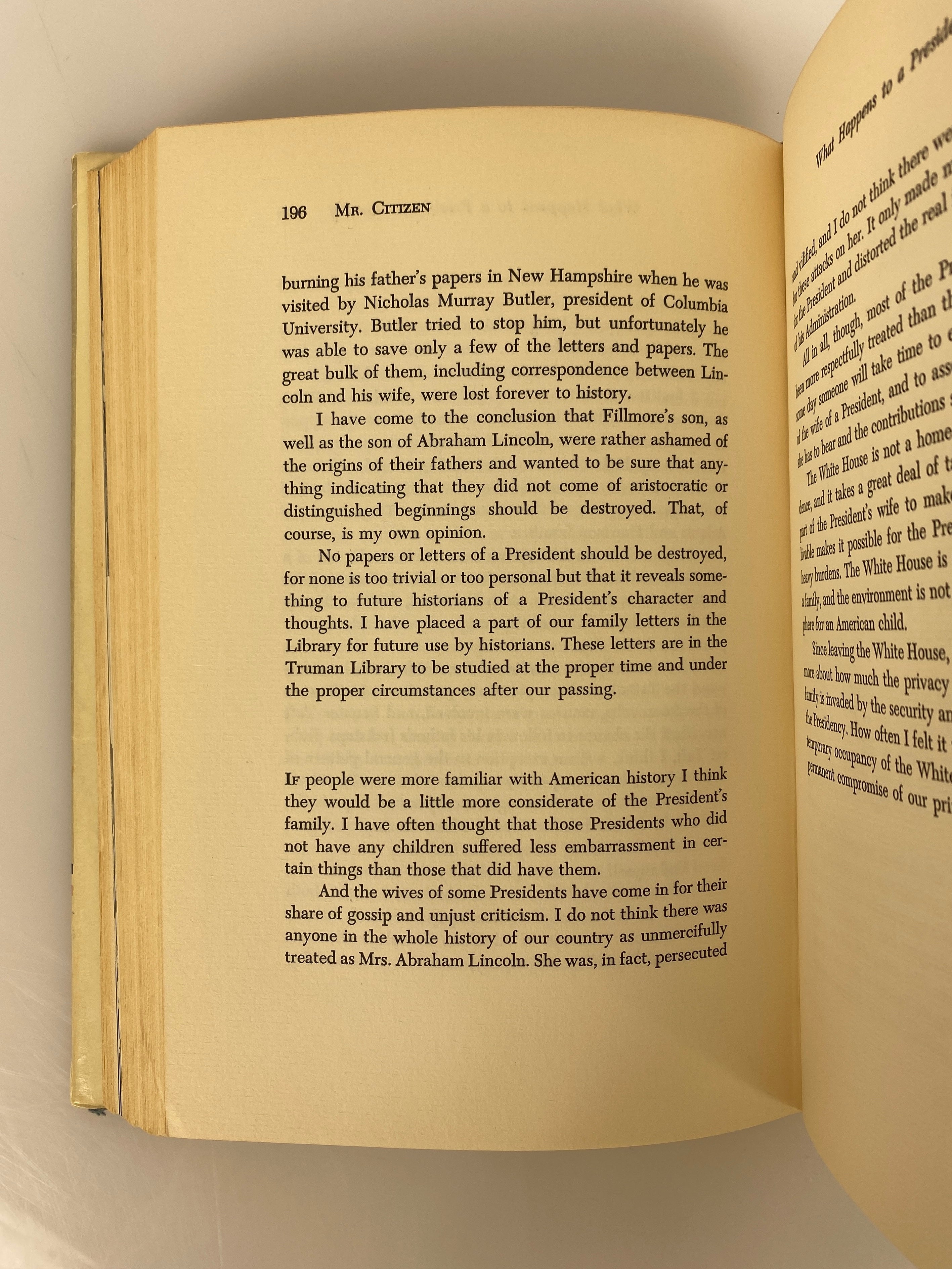 Mr. Citizen Harry S. Truman Life After the White House 1960 HC DJ