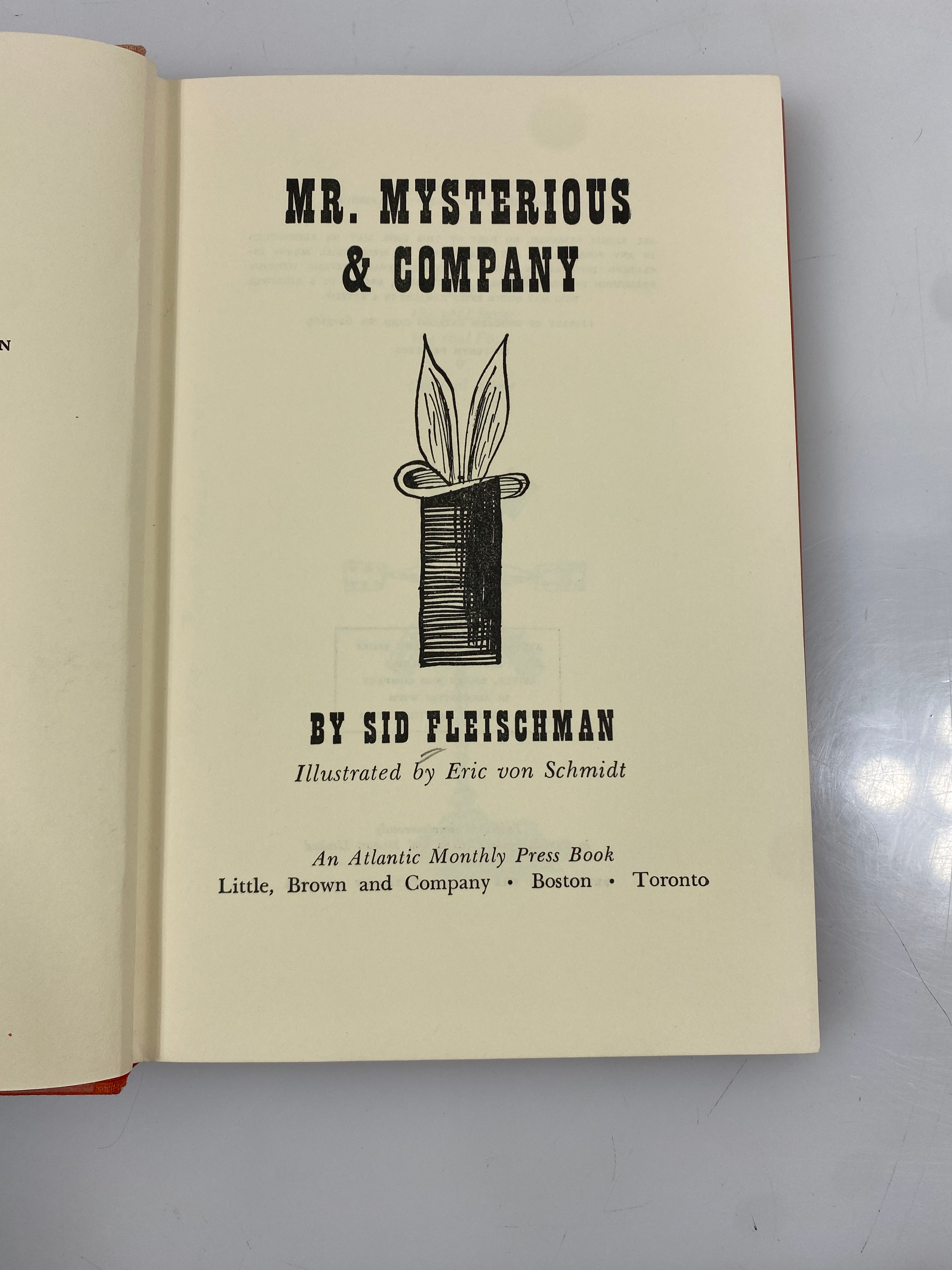 Mr. Mysterious & Company by Fleischman 11th Print 1962 Ex-Library HCDJ