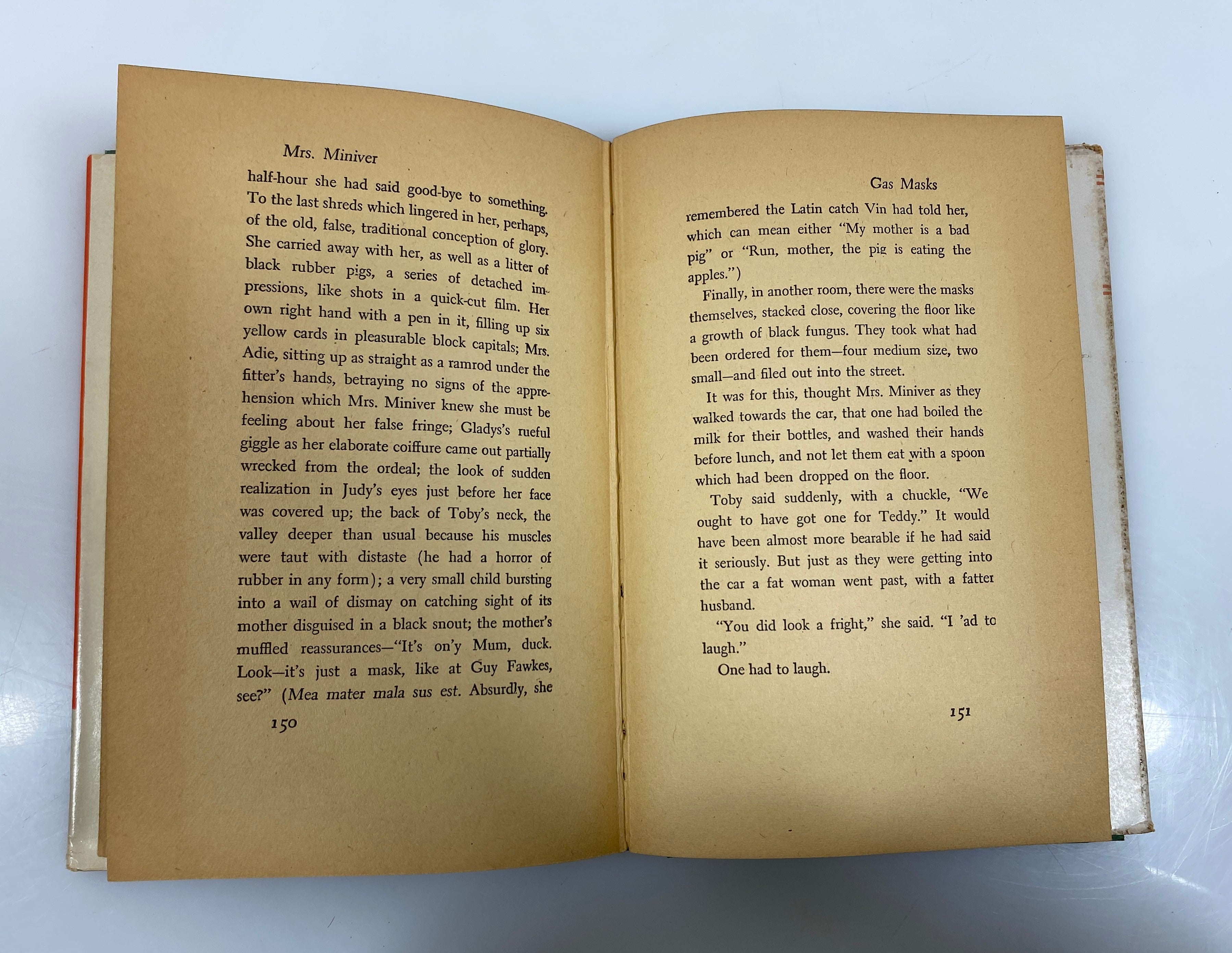 Mrs Miniver by Jan Struther Grosset & Dunlap 1940 HCDJ