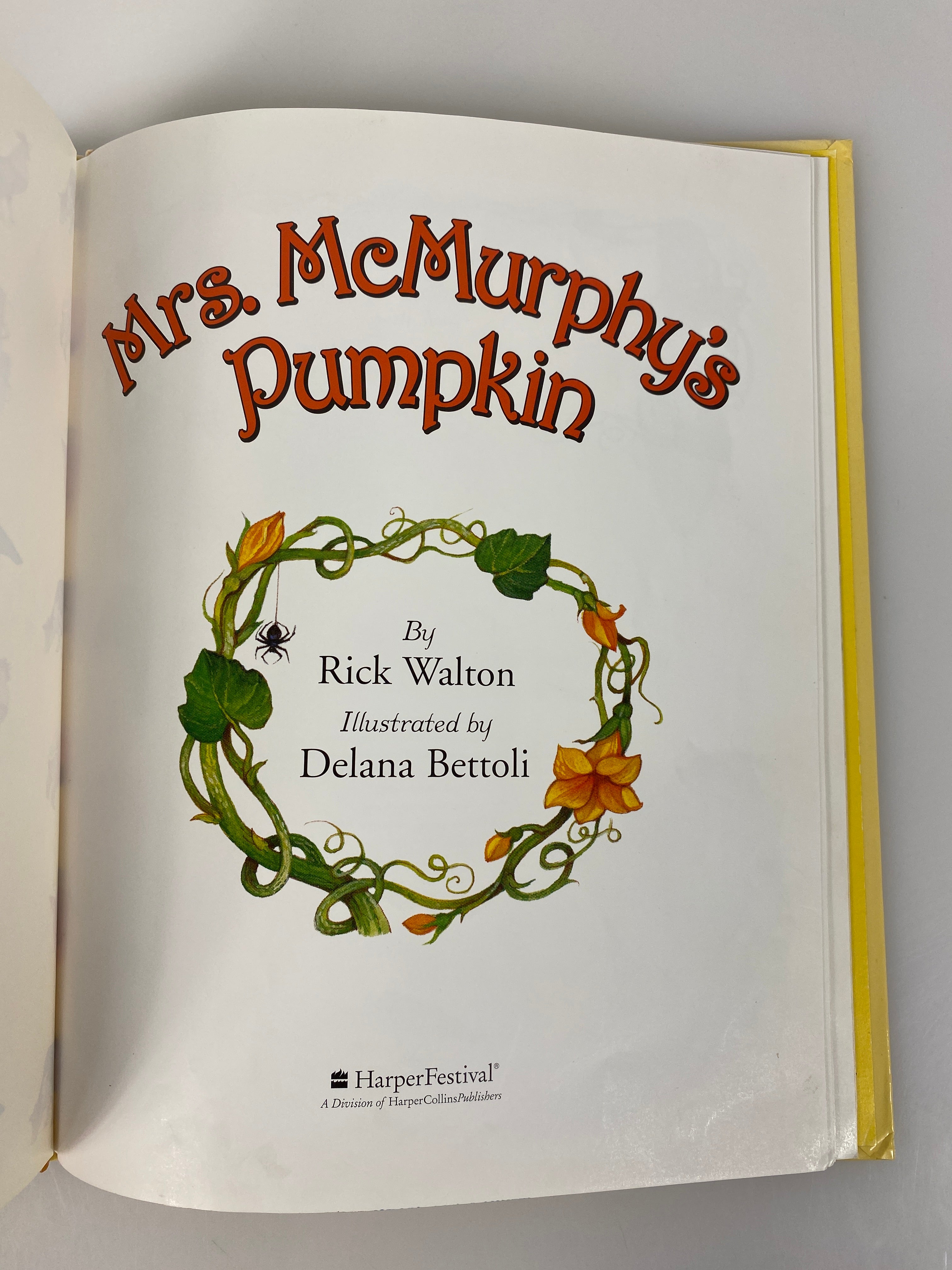 Mrs. McMurphy's Pumpkin Rick Walton children's book 2004