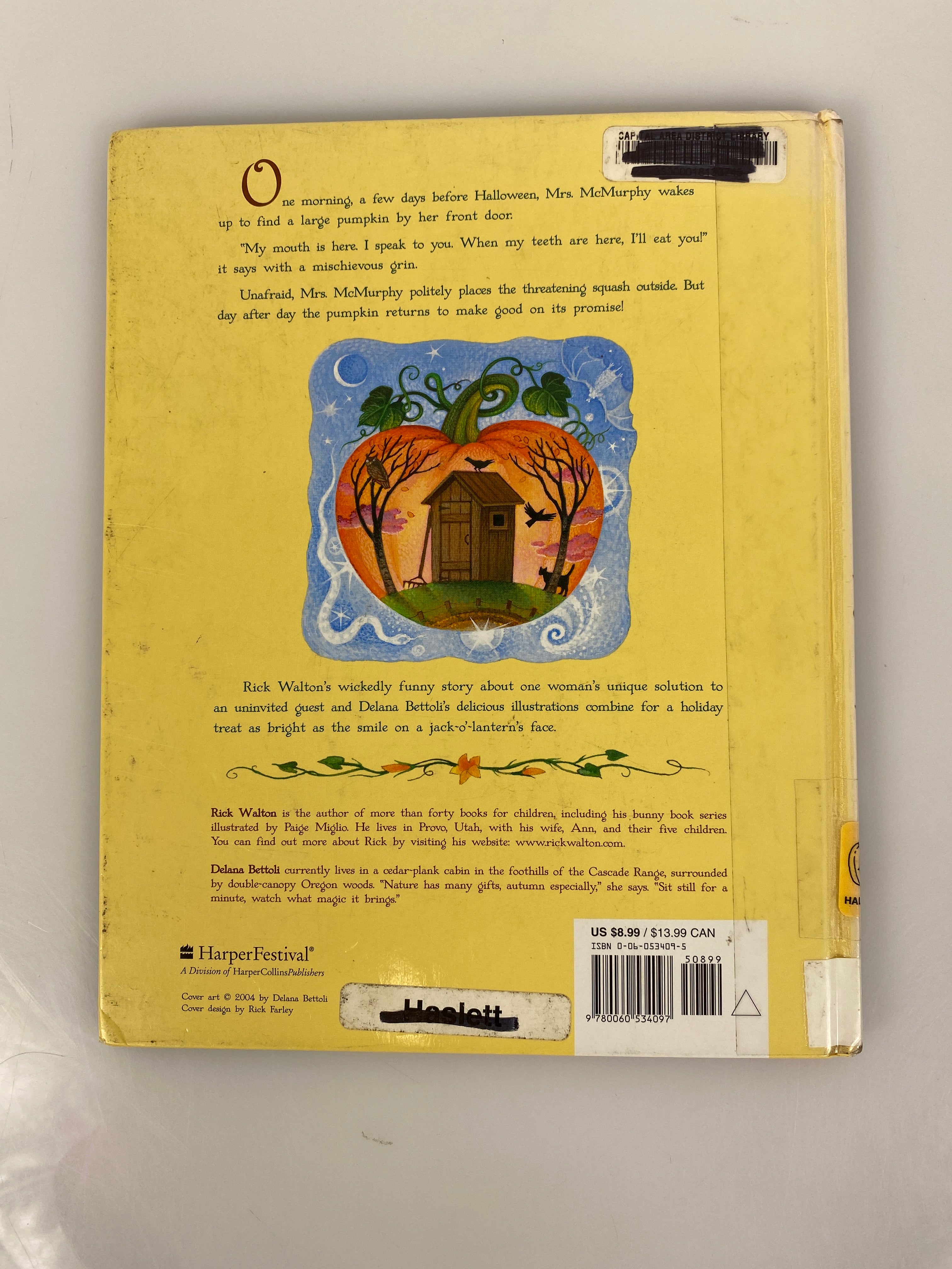 Mrs. McMurphy's Pumpkin Rick Walton children's book 2004