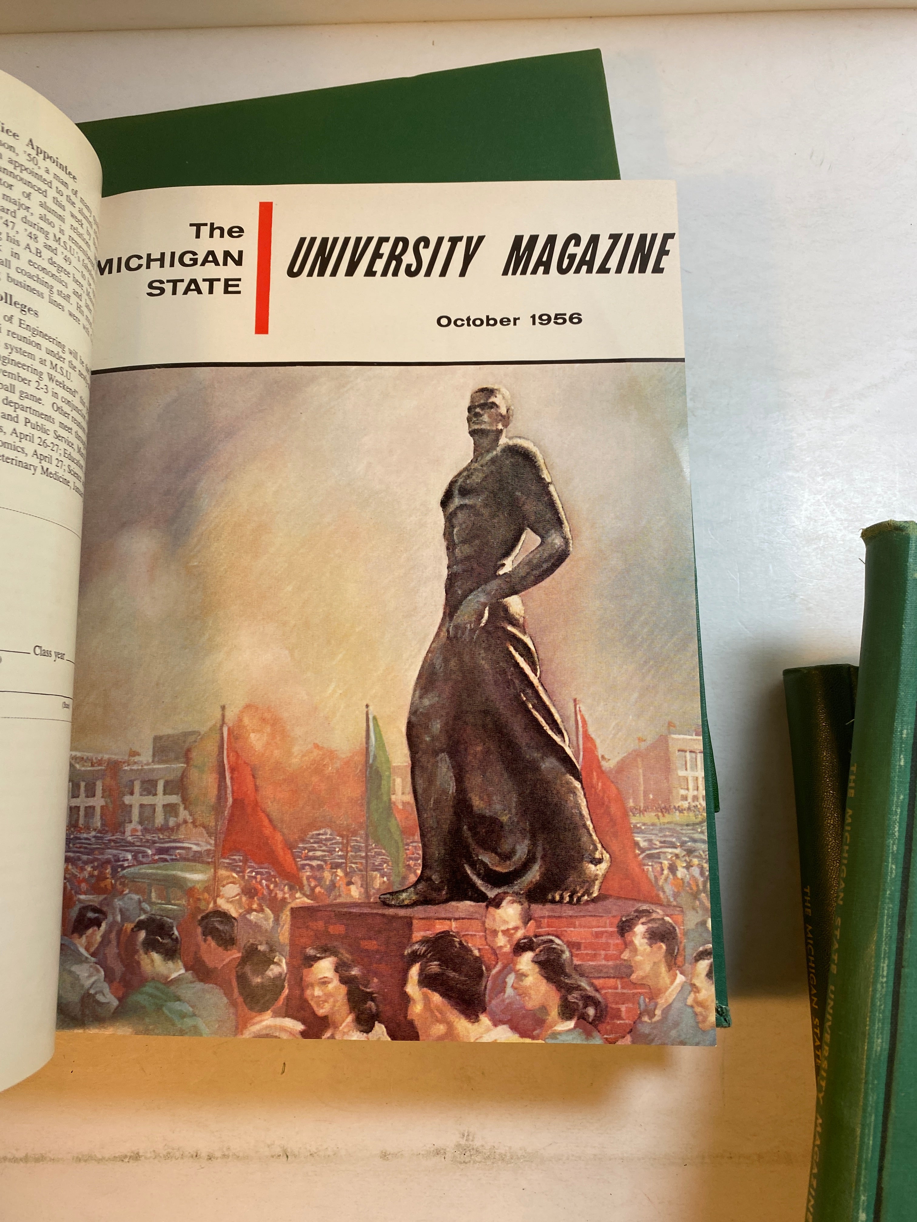 MSU Alumni Magazine Library Bound Complete Years 1955-1960