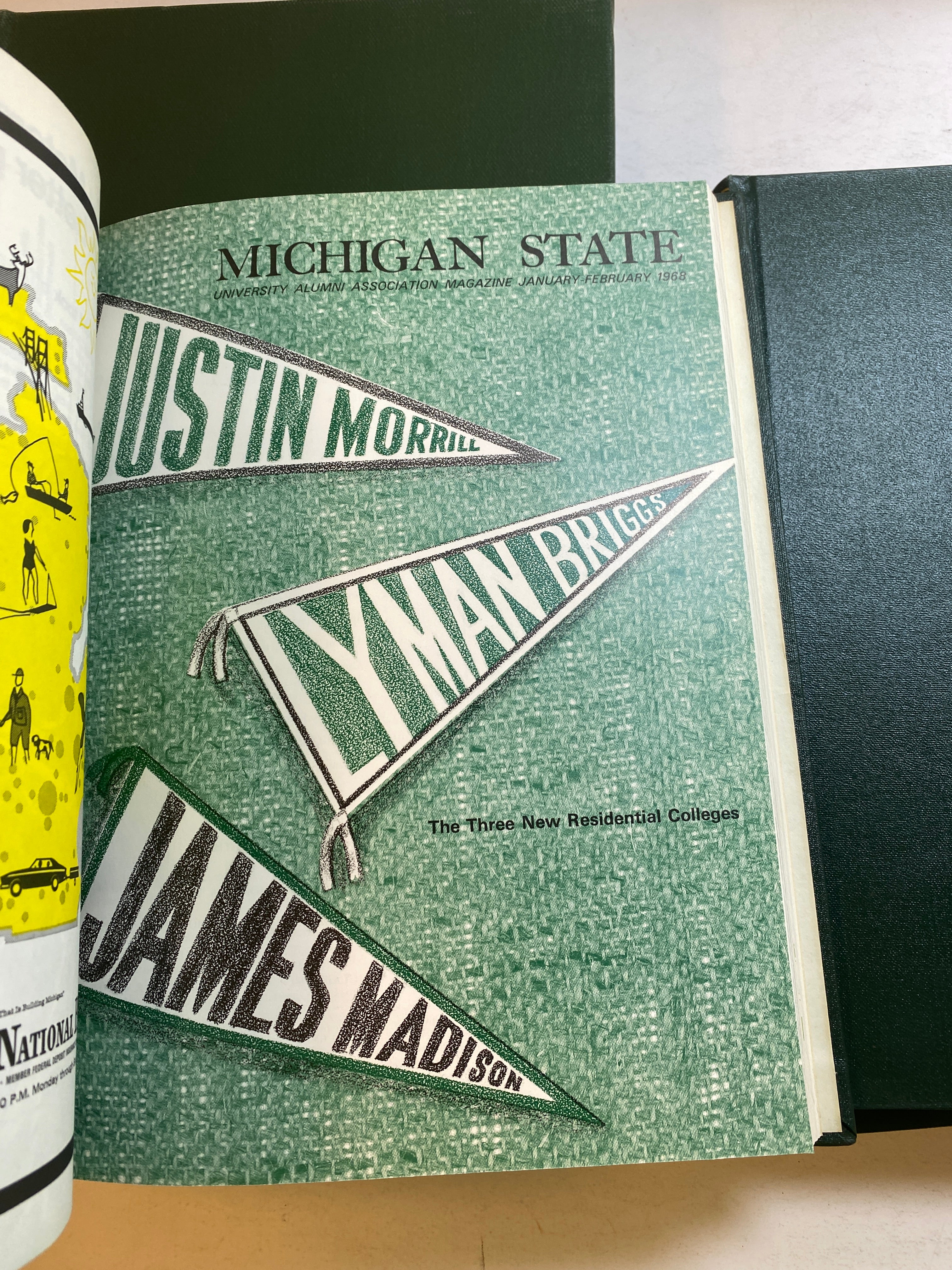 MSU Alumni Magazine Library Bound Complete Years 1965-1970