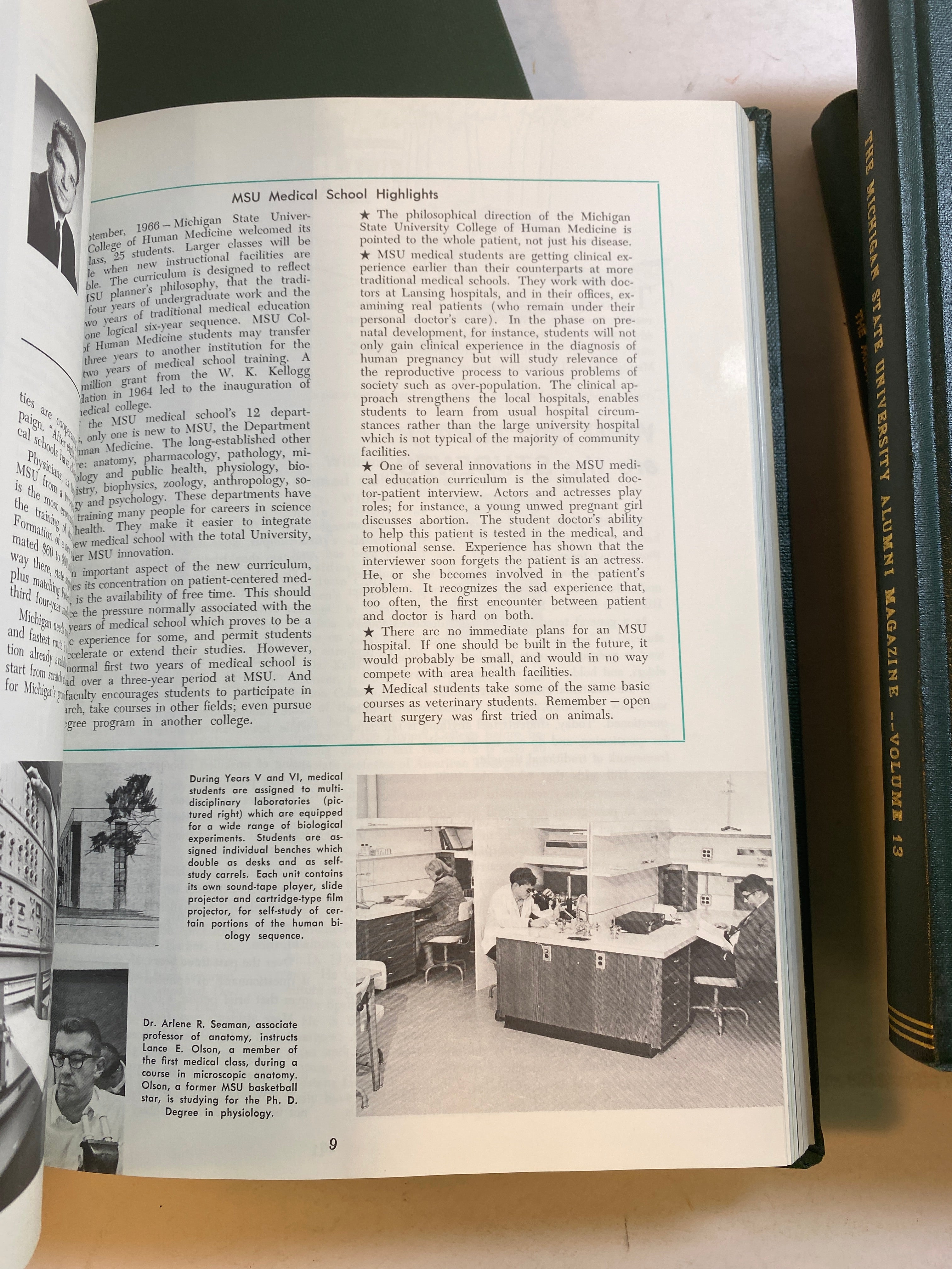 MSU Alumni Magazine Library Bound Complete Years 1965-1970