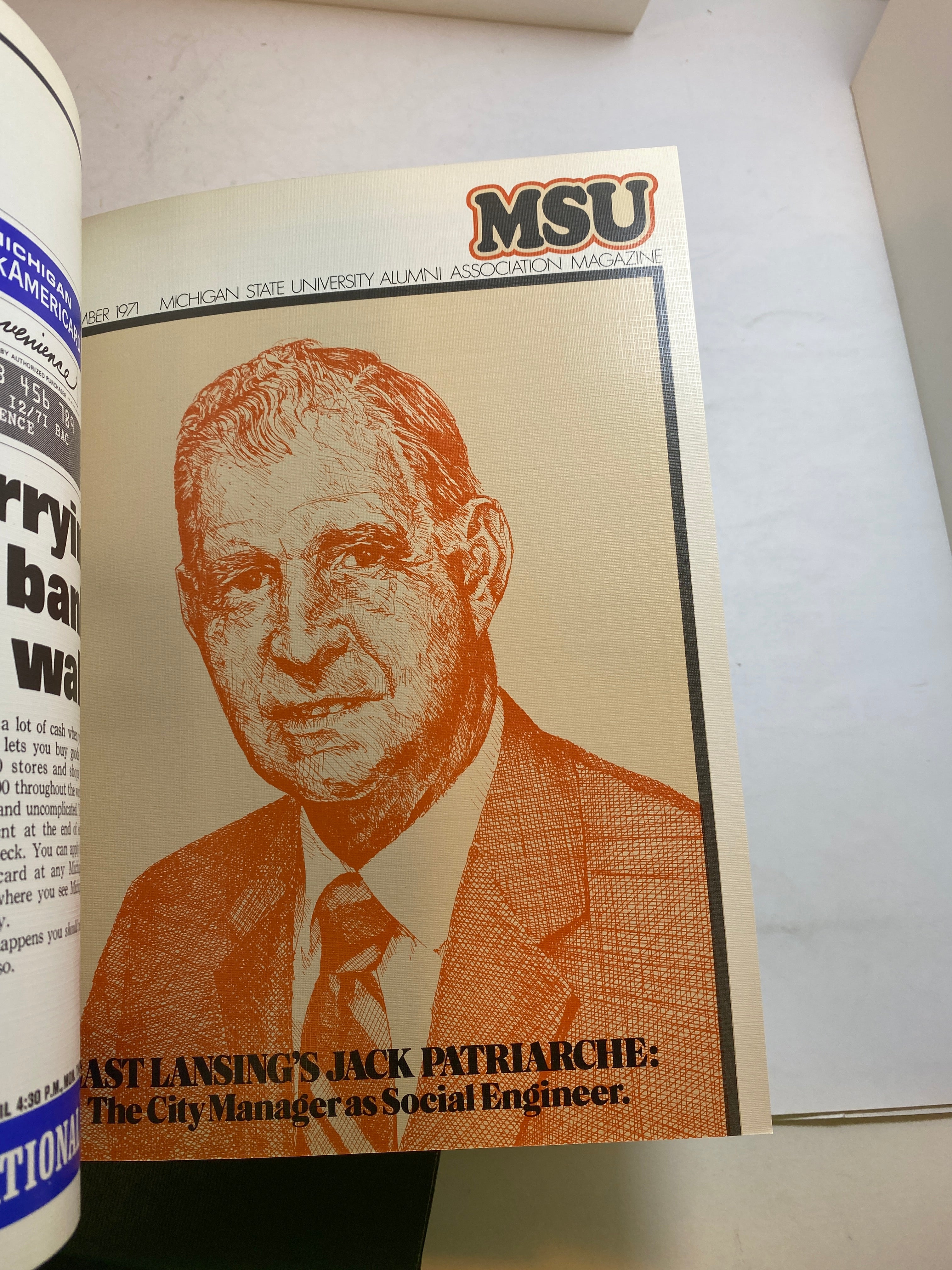 MSU Alumni Magazine Library Bound Complete Years 1970-1975