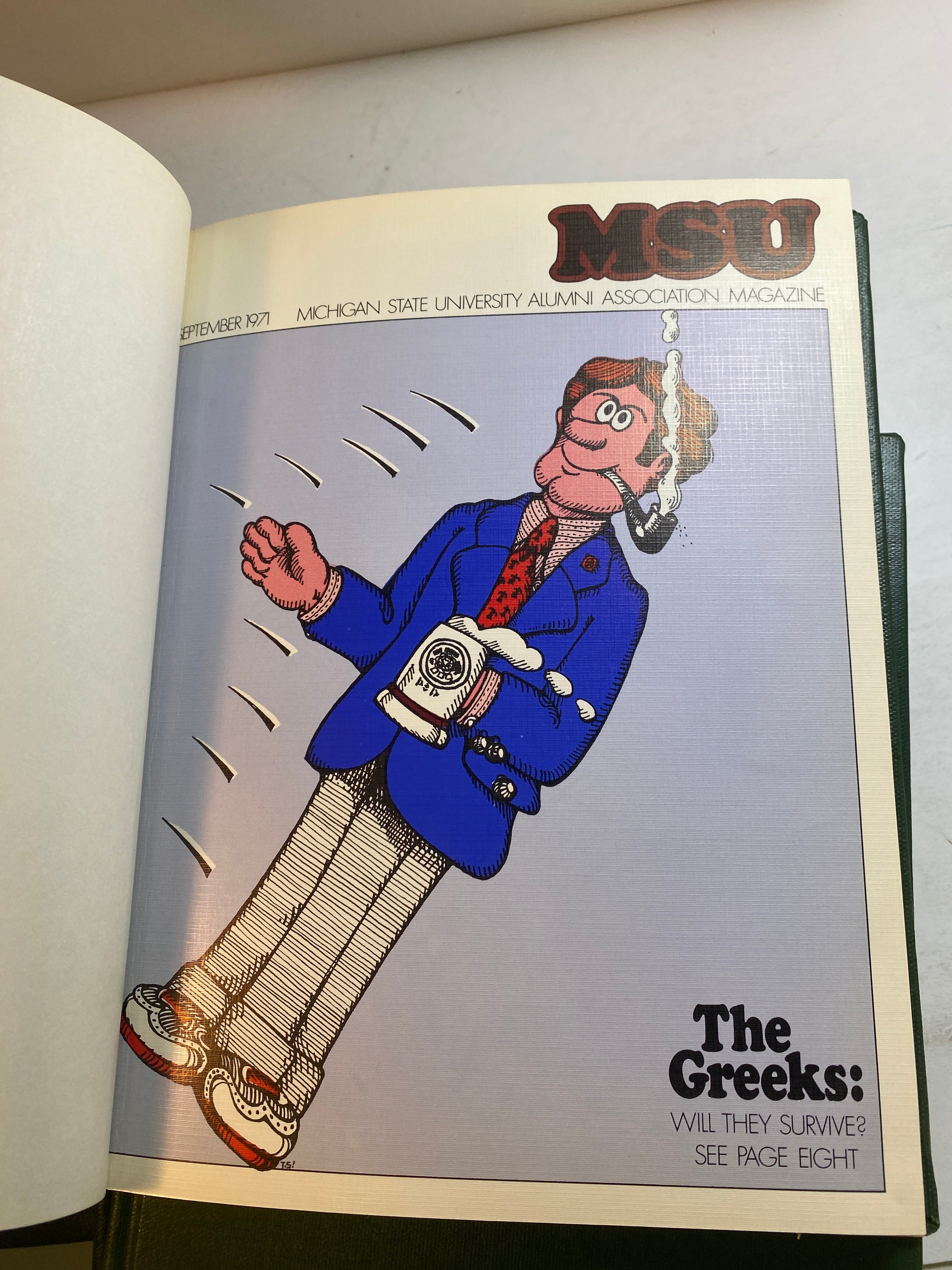 MSU Alumni Magazine Library Bound Complete Years 1970-1975
