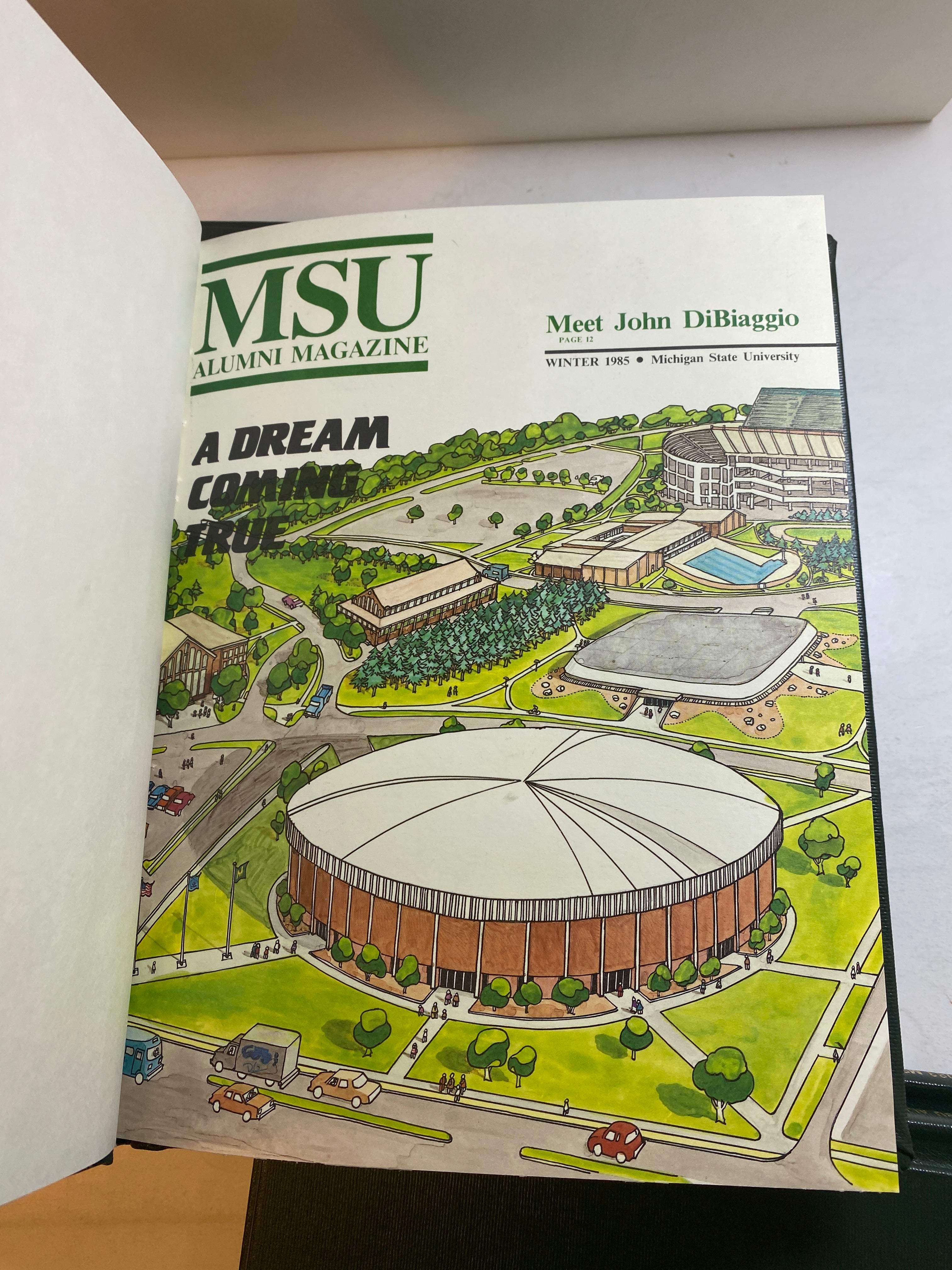 MSU Alumni Magazine Library Bound Complete Years 1983-1989