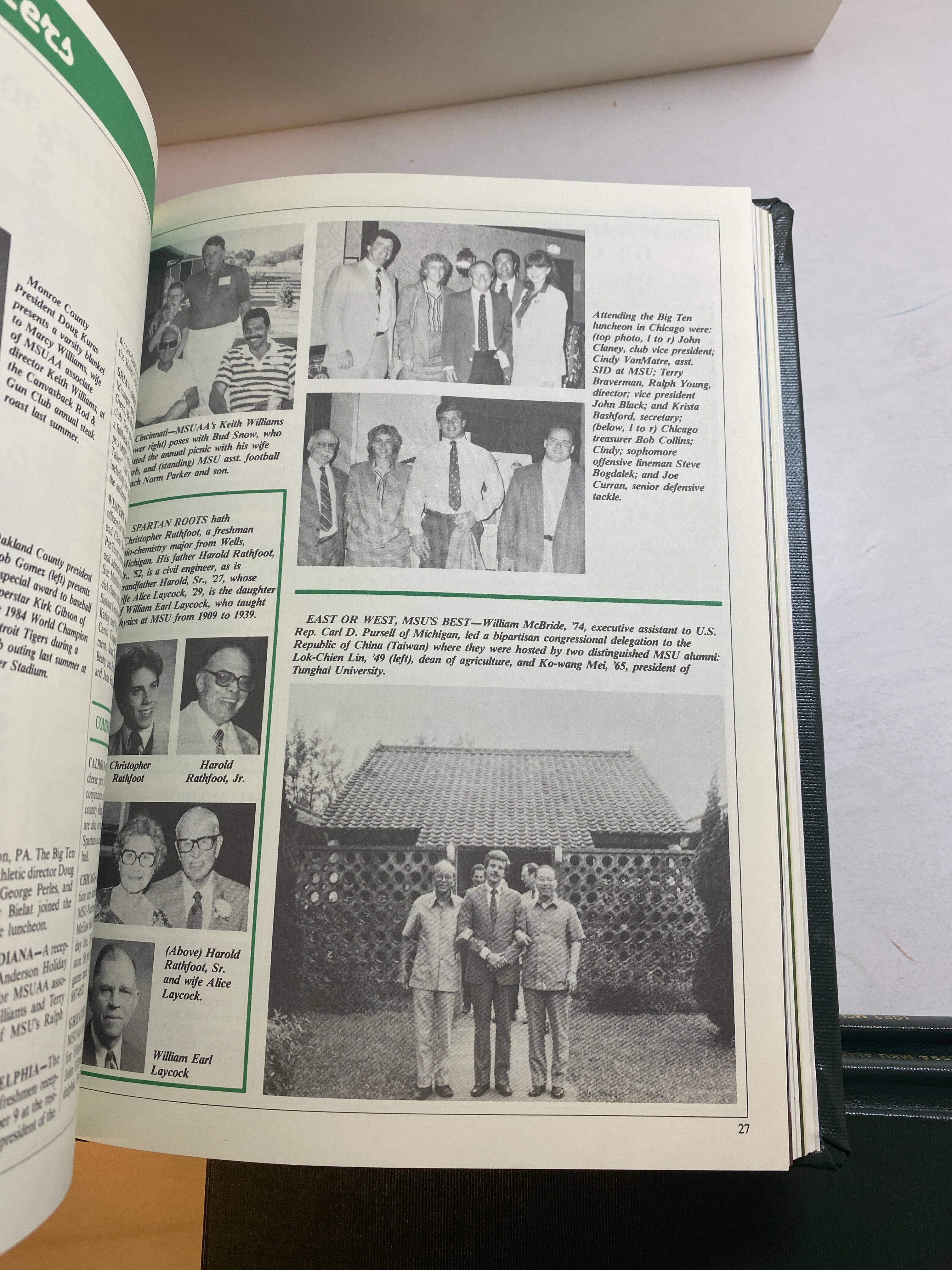 MSU Alumni Magazine Library Bound Complete Years 1983-1989