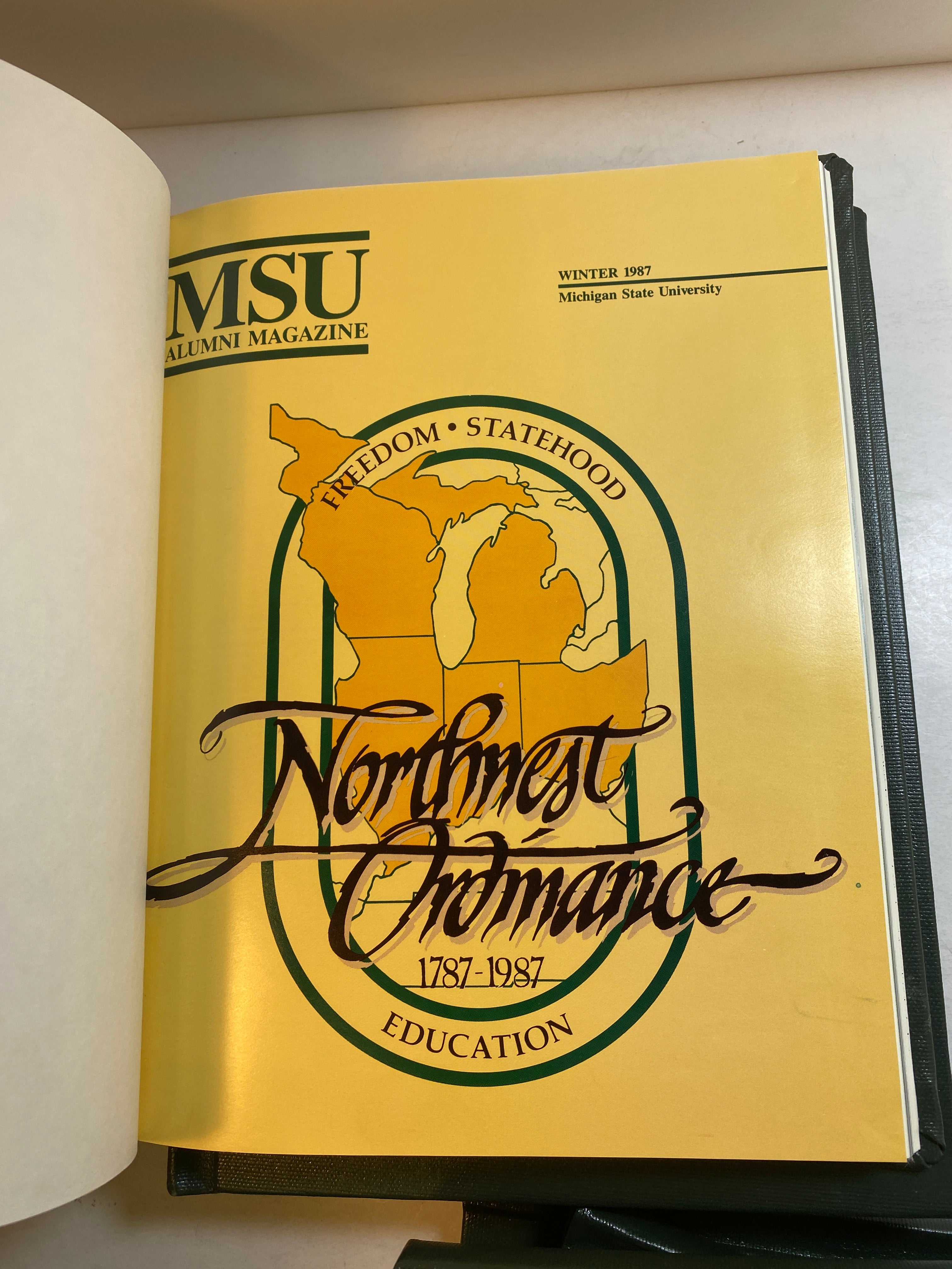 MSU Alumni Magazine Library Bound Complete Years 1983-1989