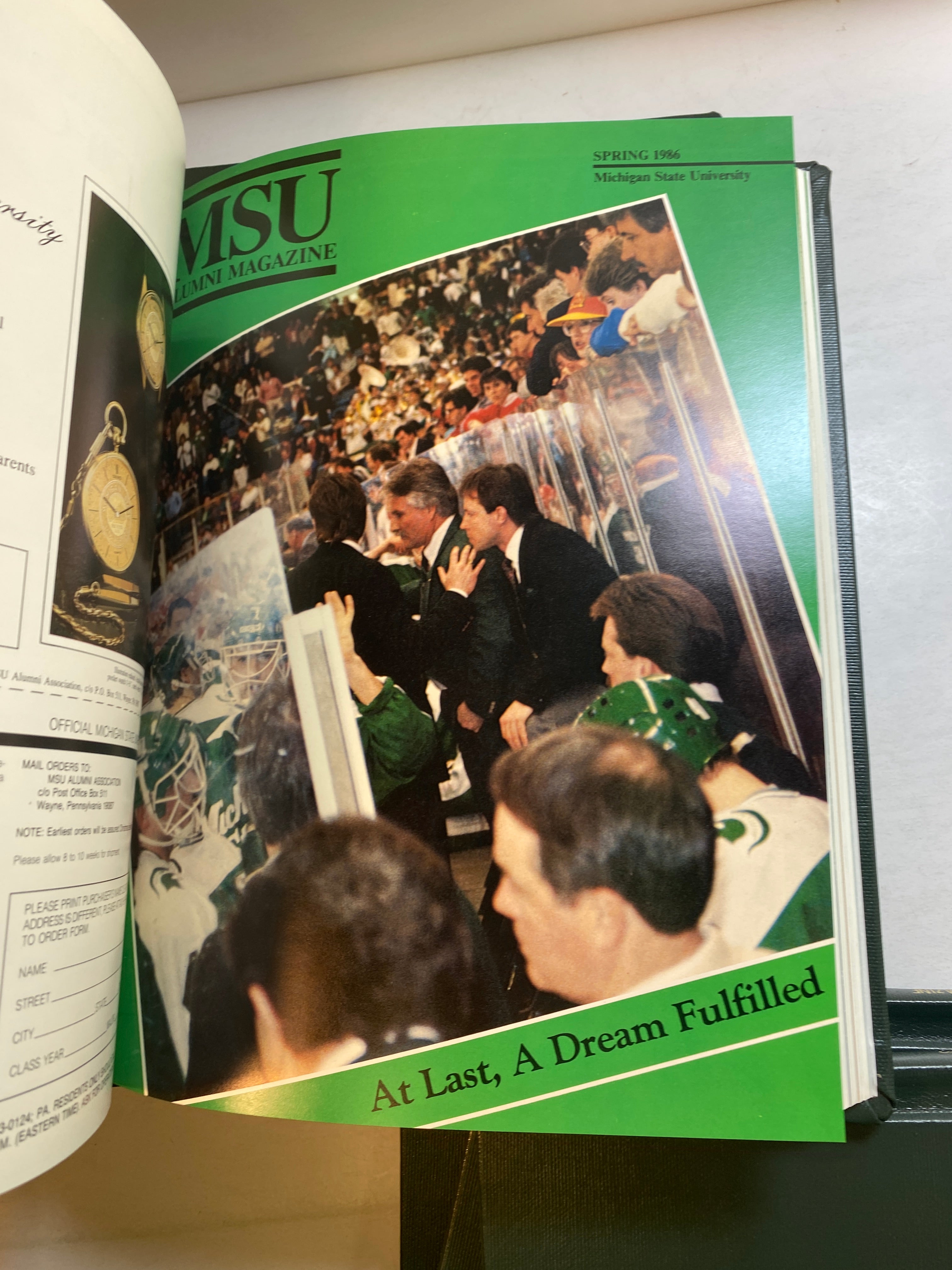 MSU Alumni Magazine Library Bound Complete Years 1983-1989