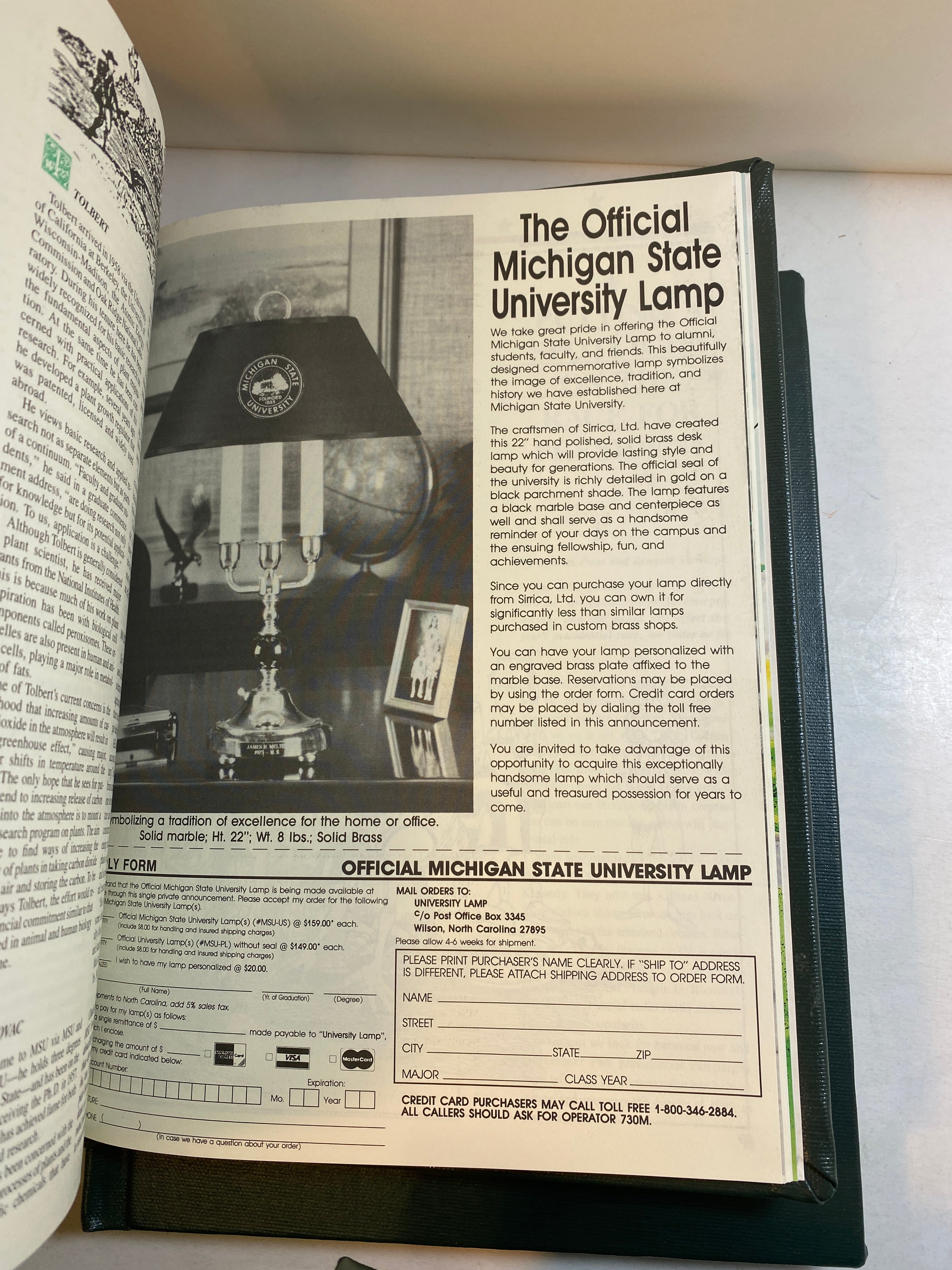 MSU Alumni Magazine Library Bound Complete Years 1983-1989