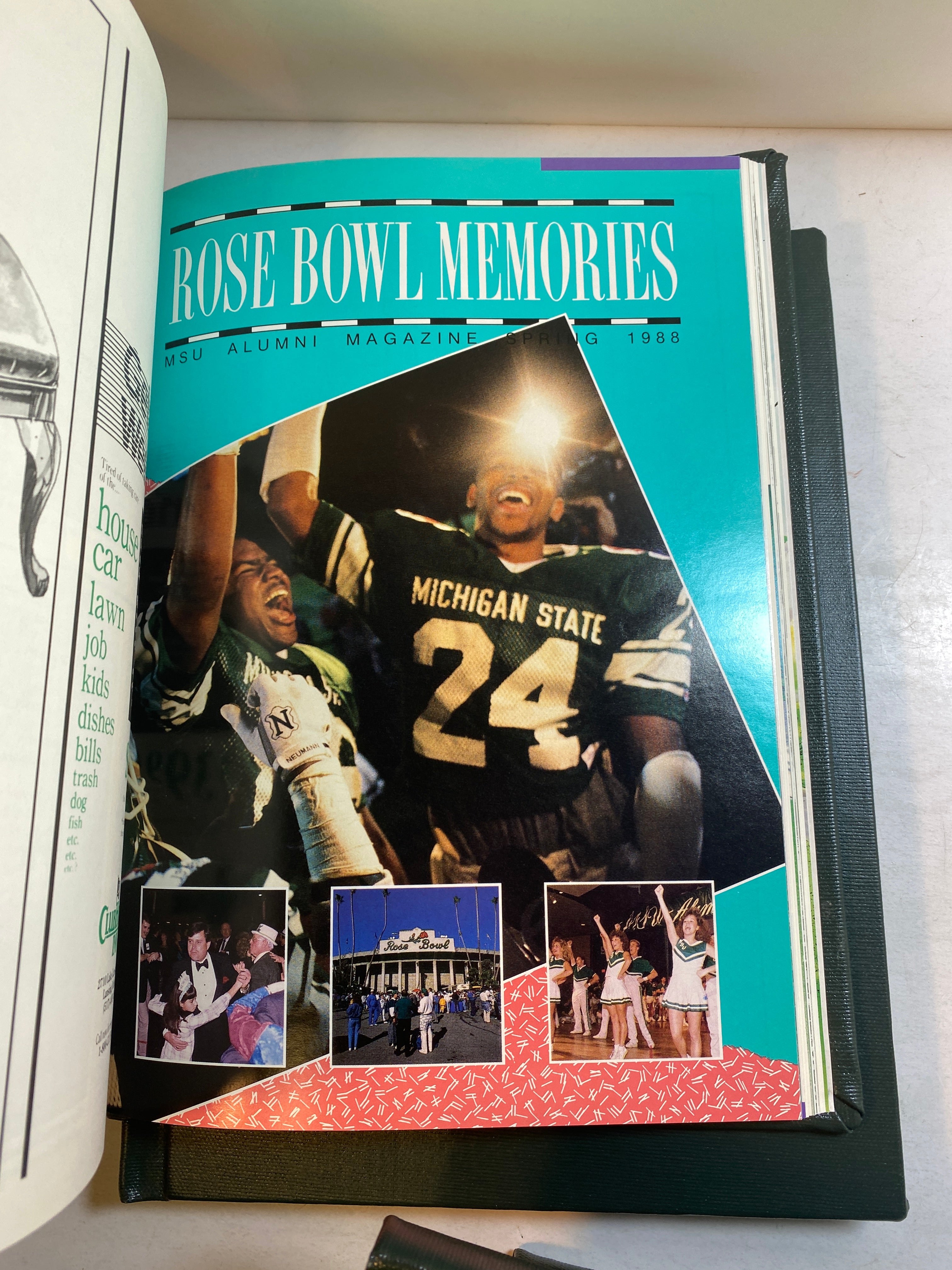 MSU Alumni Magazine Library Bound Complete Years 1983-1989