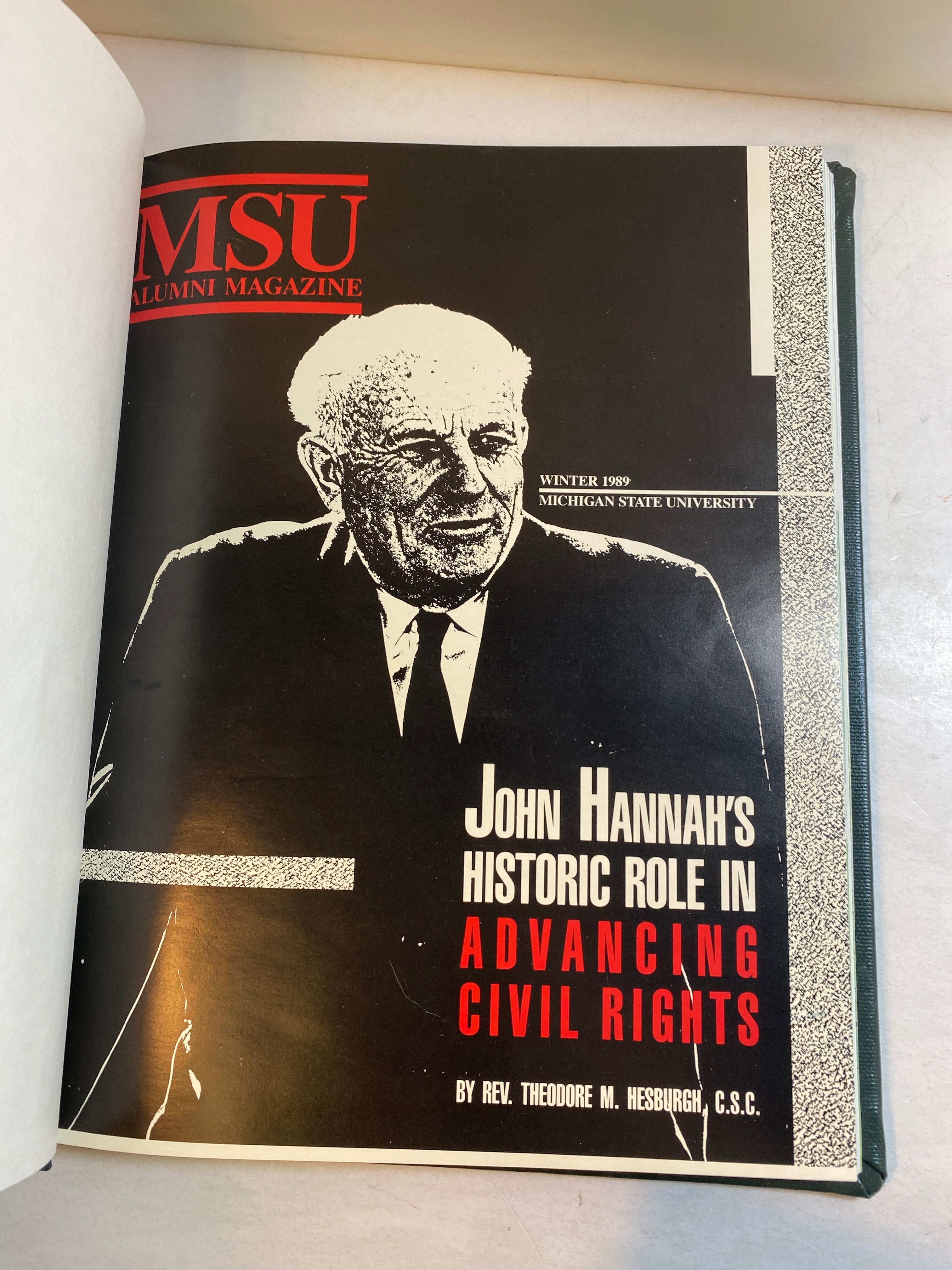 MSU Alumni Magazine Library Bound Complete Years 1983-1989