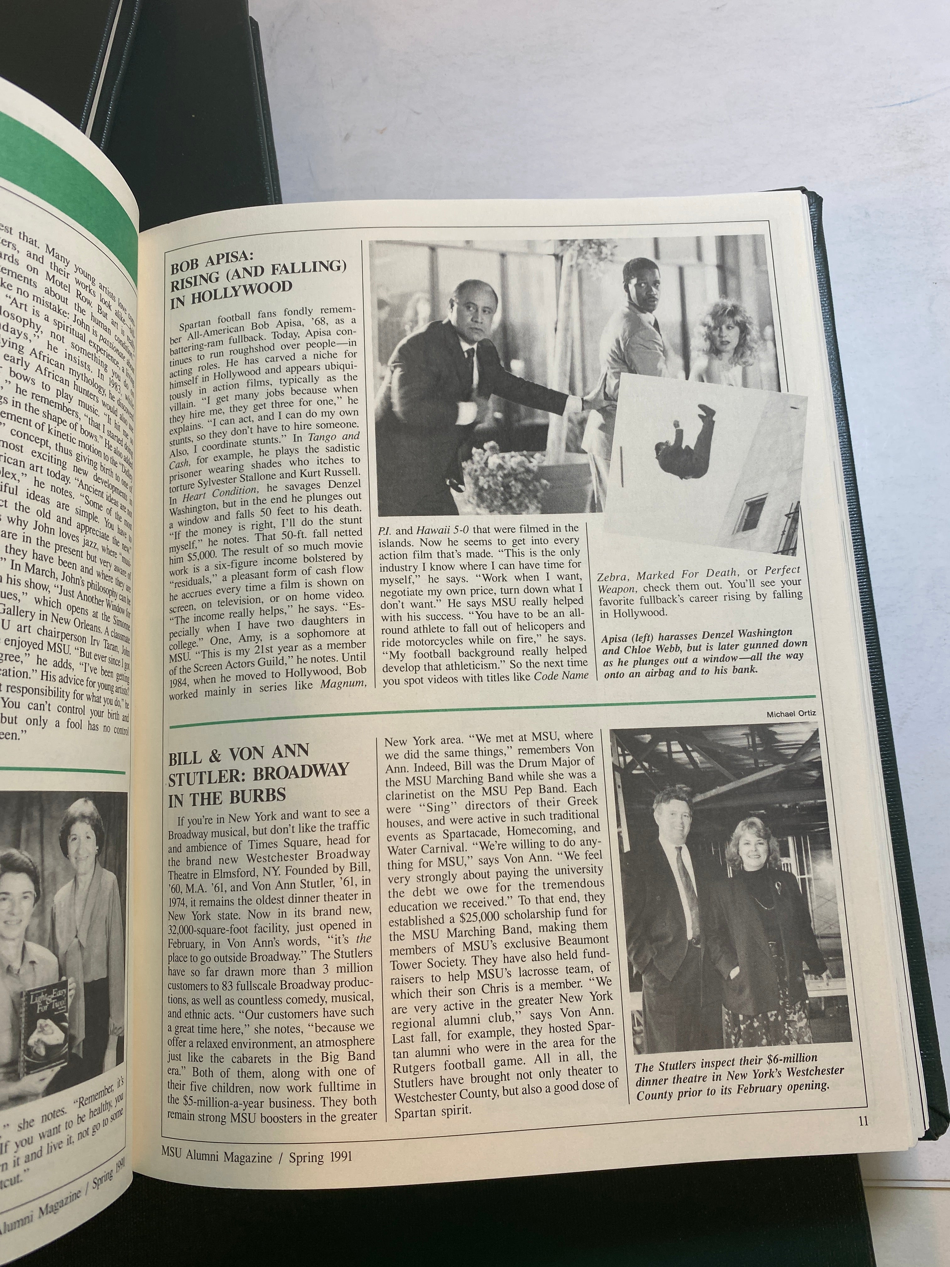 MSU Alumni Magazine Library Bound Complete Years 1990-1994
