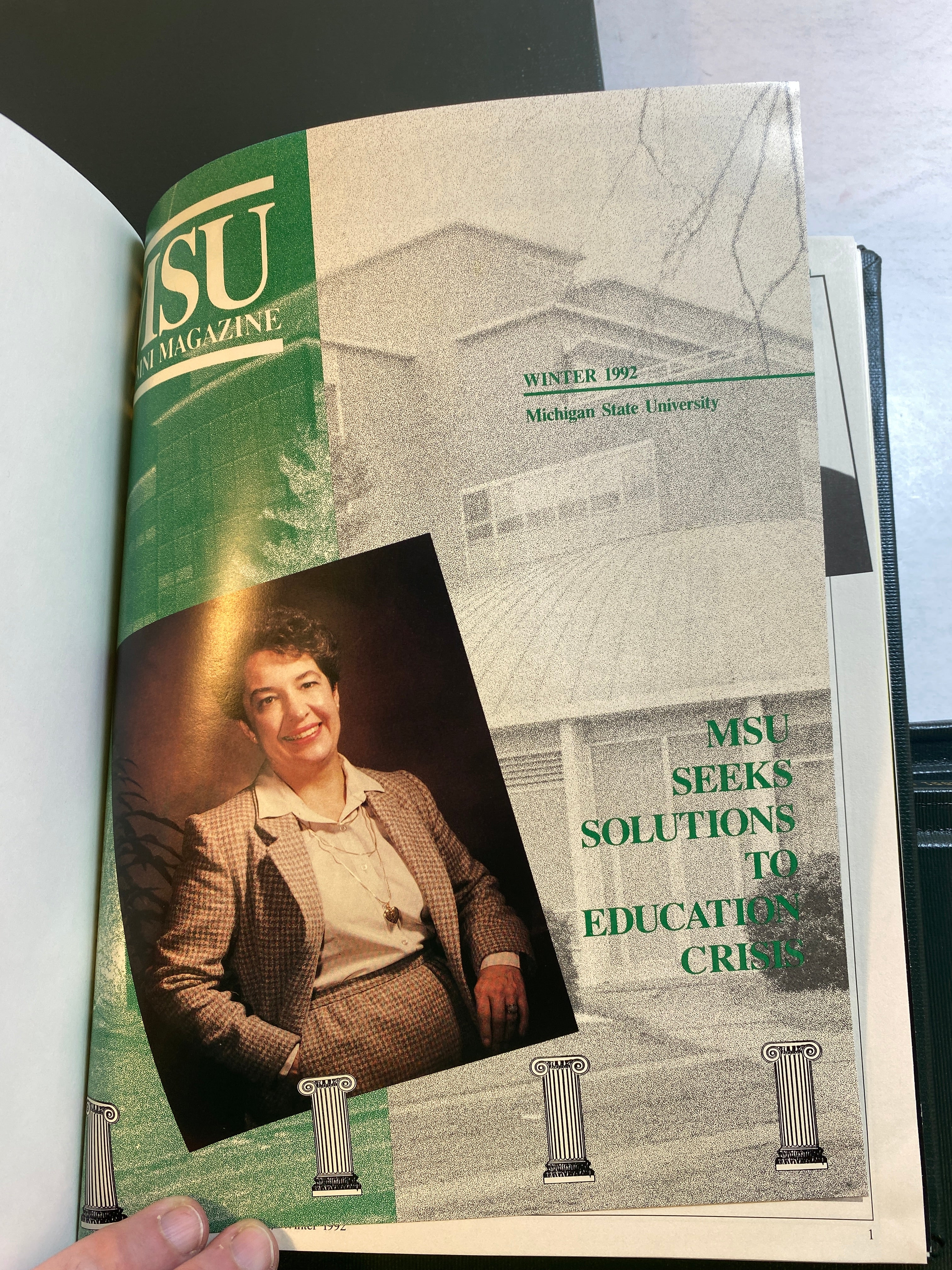 MSU Alumni Magazine Library Bound Complete Years 1990-1994