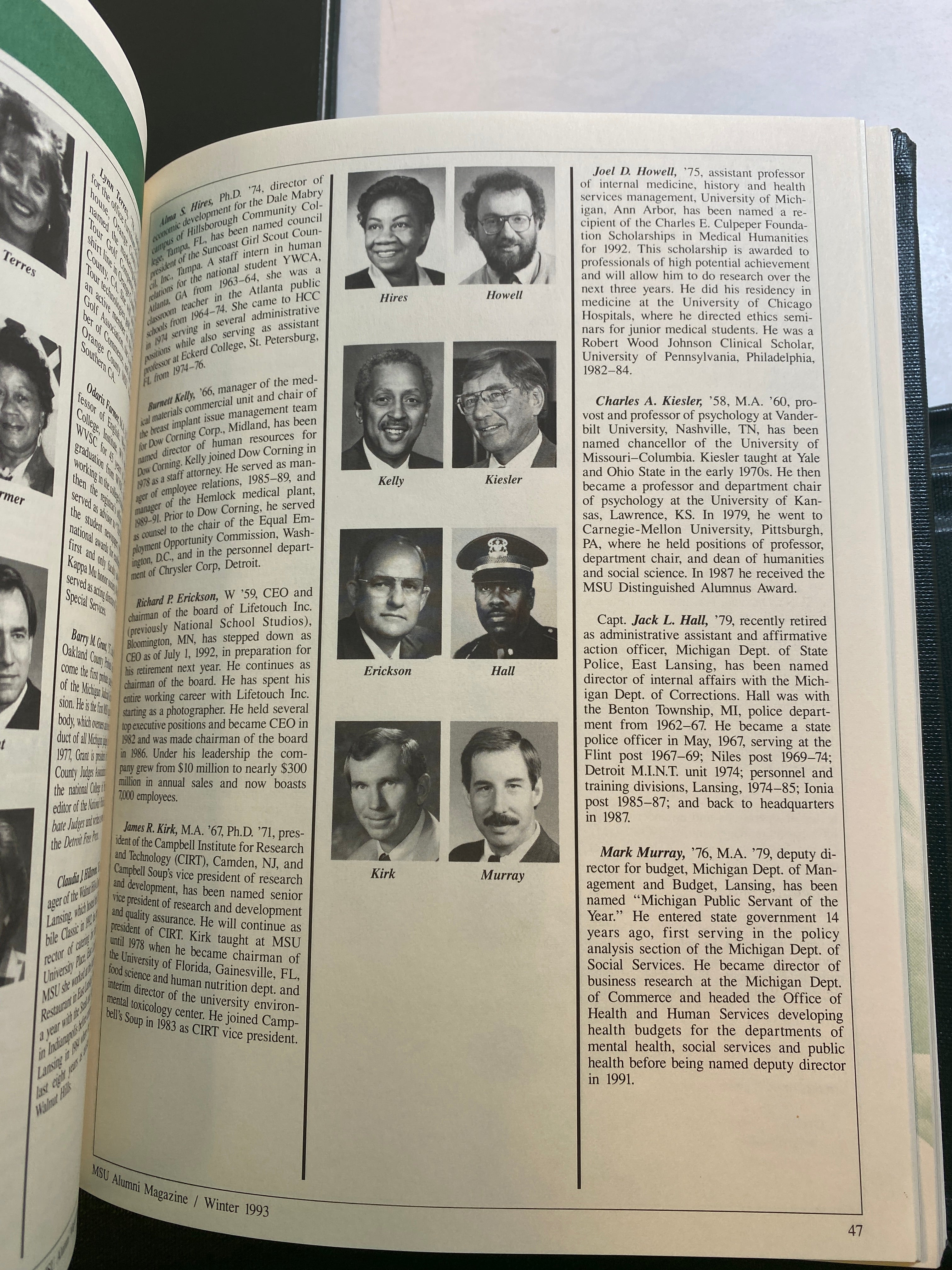 MSU Alumni Magazine Library Bound Complete Years 1990-1994