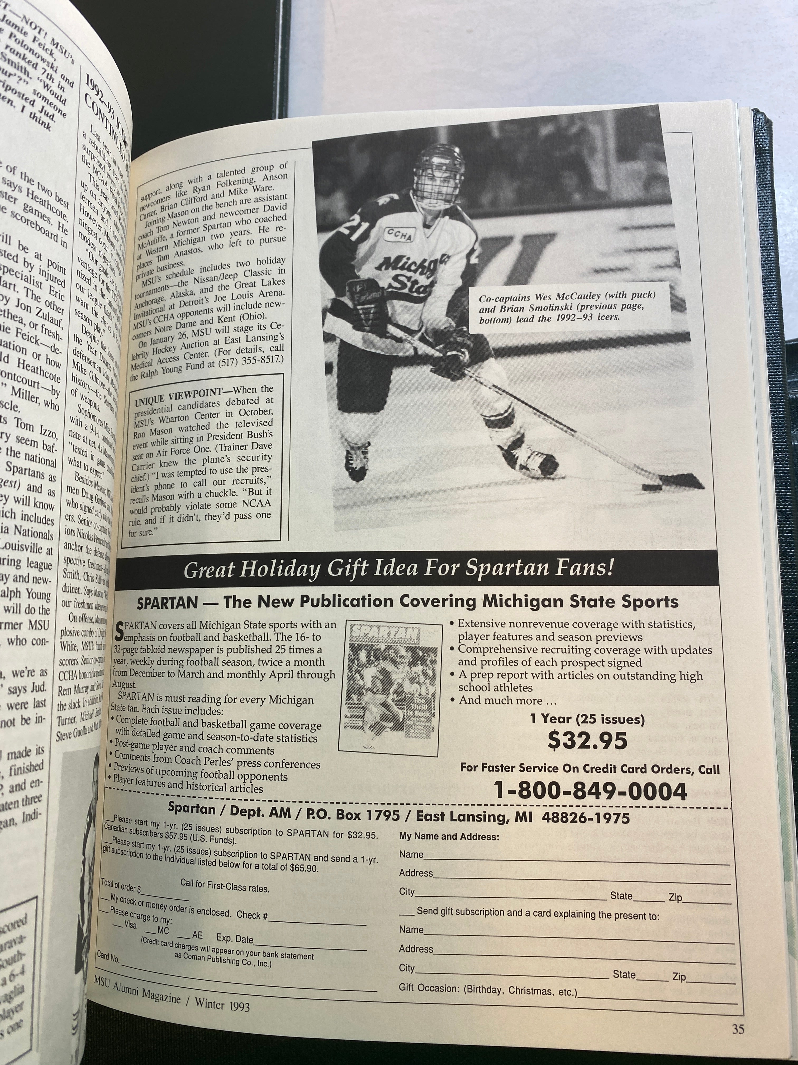 MSU Alumni Magazine Library Bound Complete Years 1990-1994