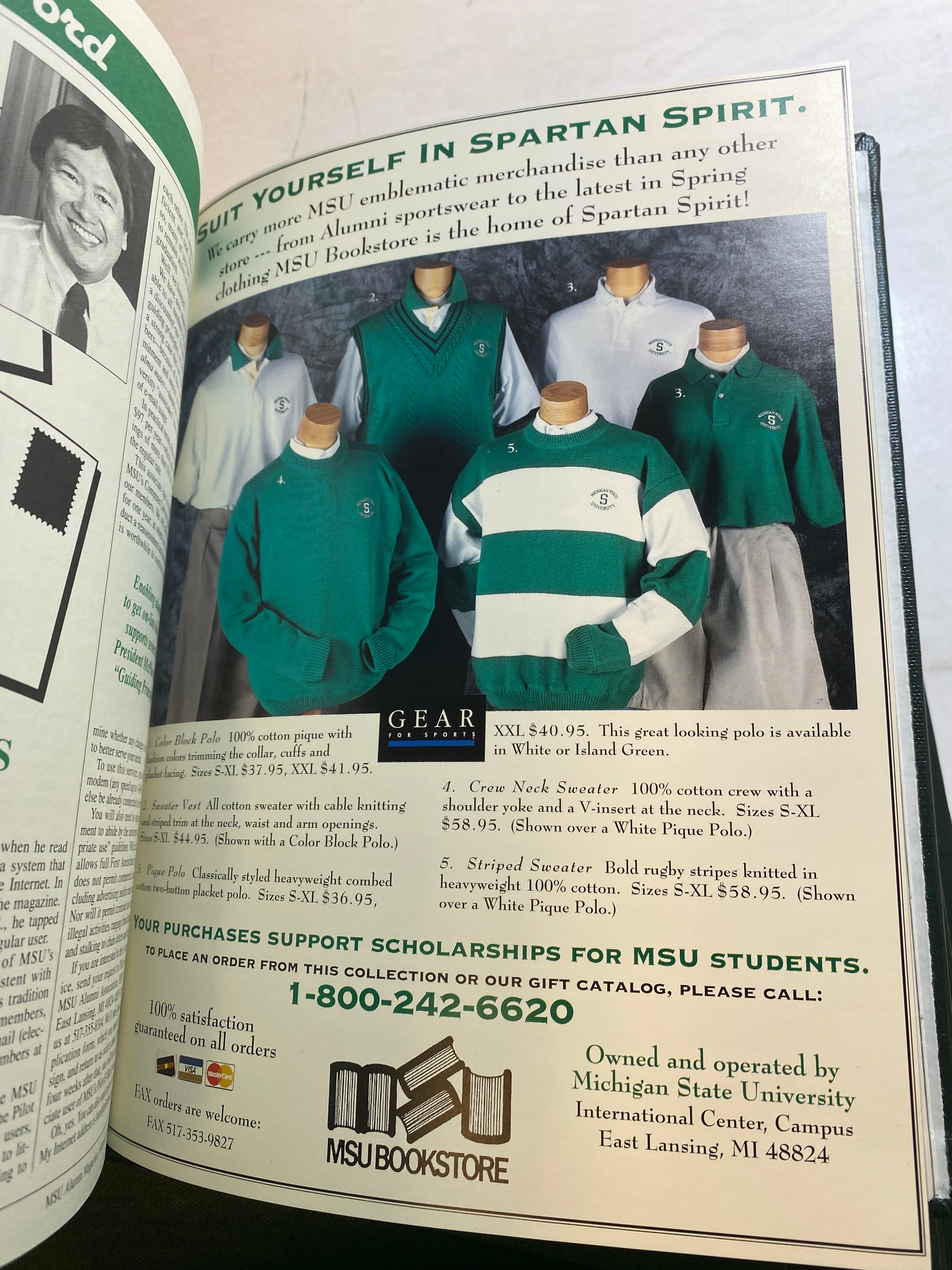 MSU Alumni Magazine Library Bound Complete Years 1990-1994