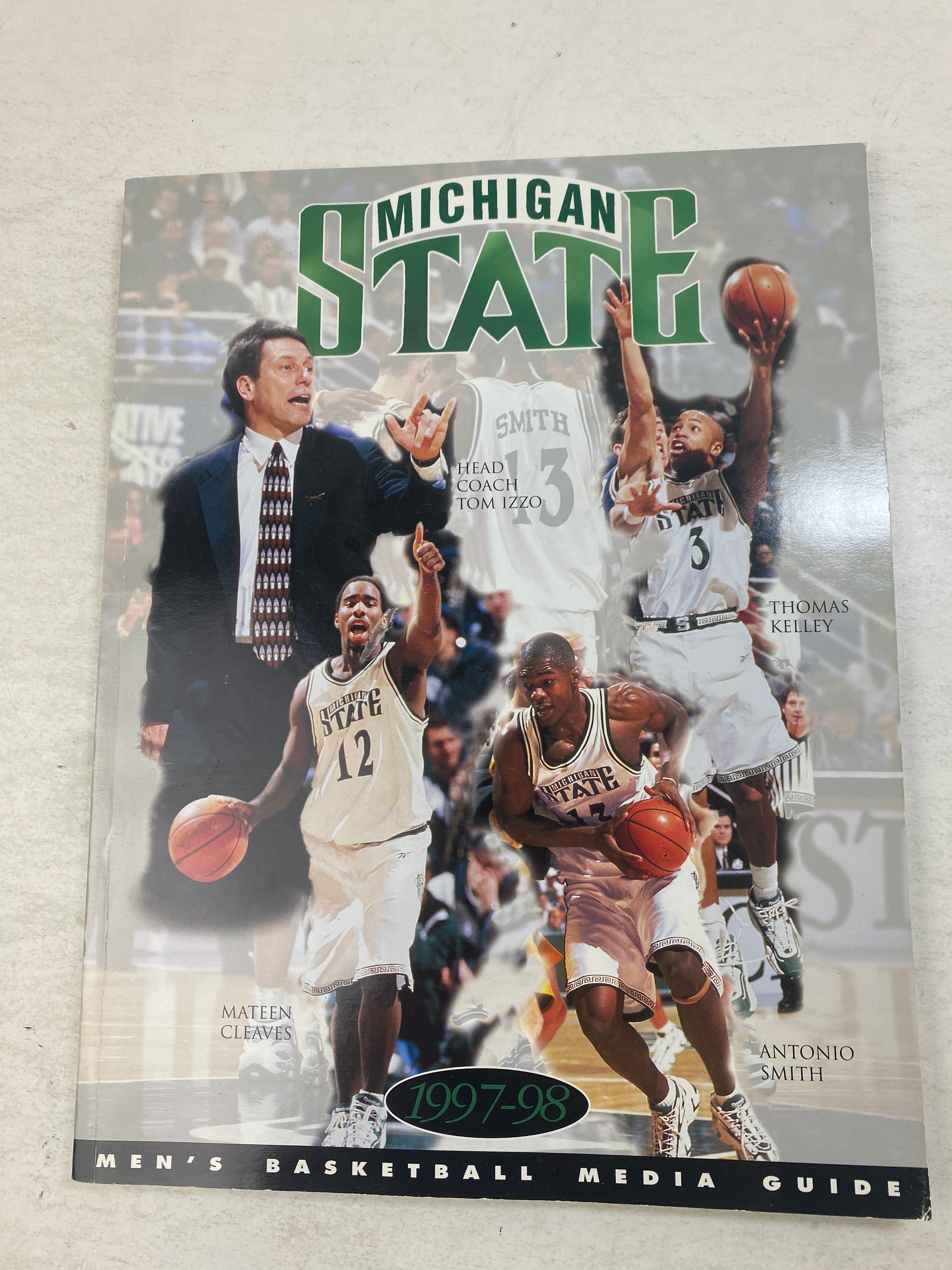 MSU Basketball Media Guide 1997-1998 Izzo Cleaves