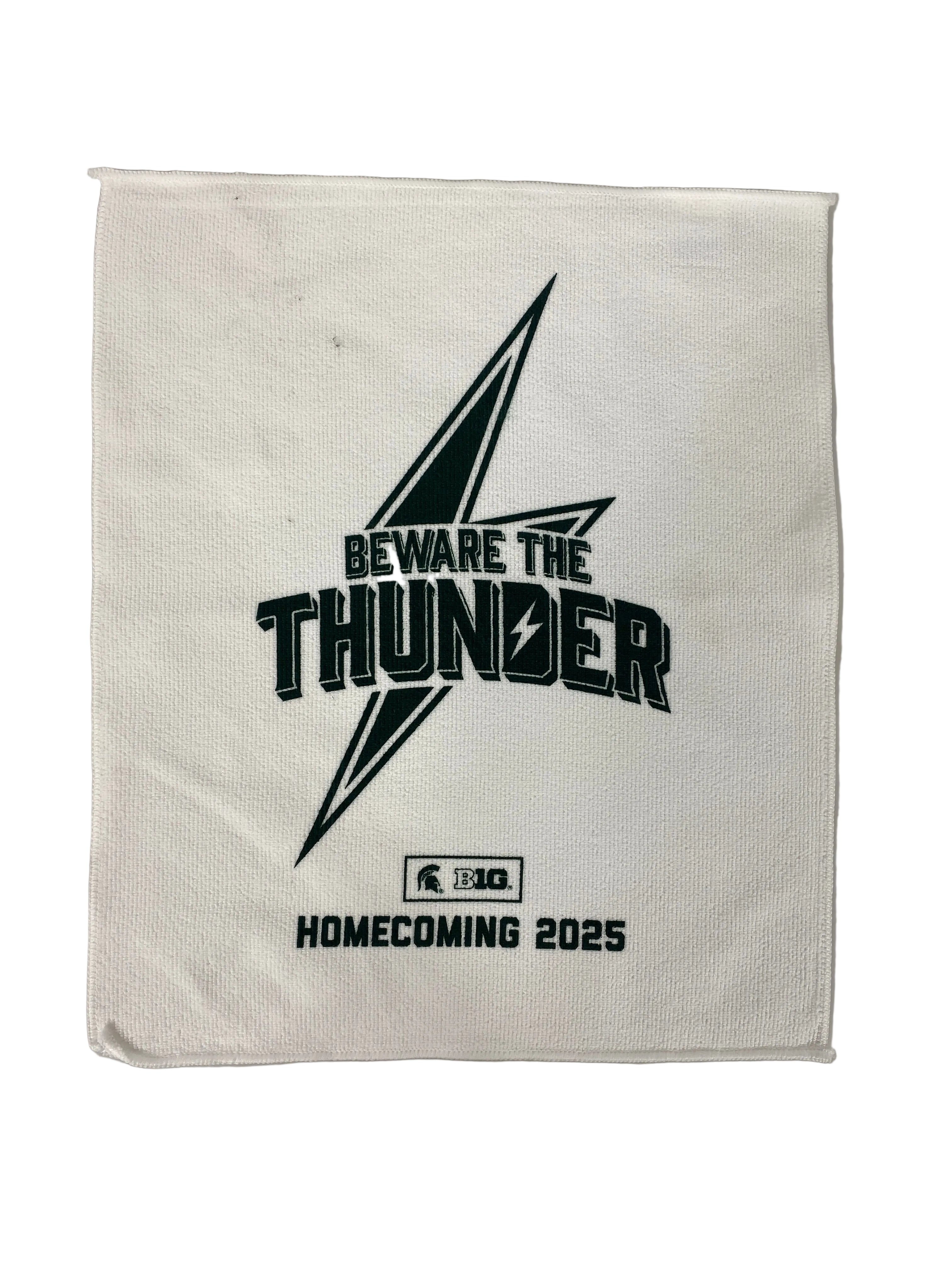 MSU Beware The Thunder Homecoming 2025 Rally Towel