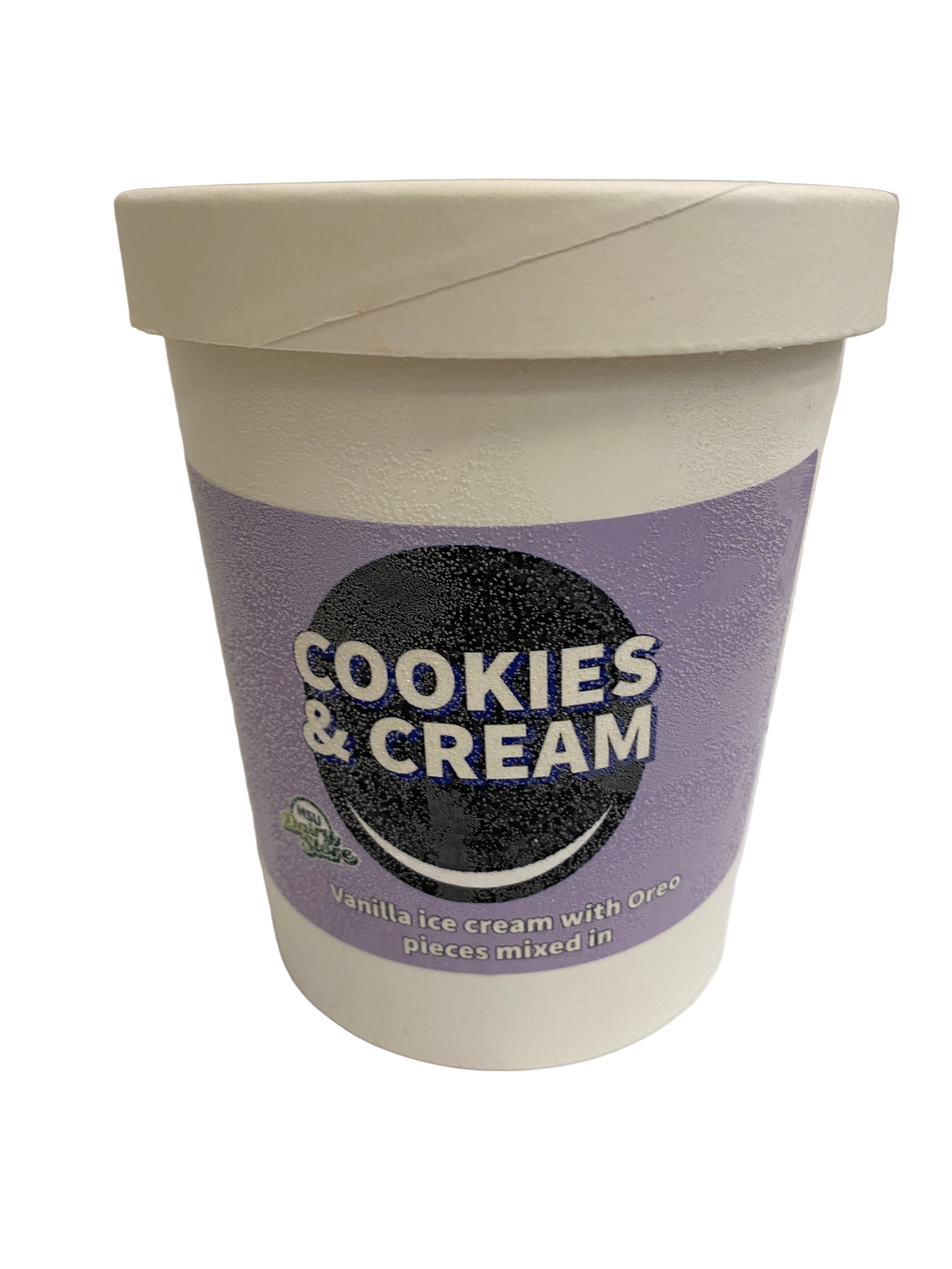 MSU Dairy Store Cookies & Cream Quart
