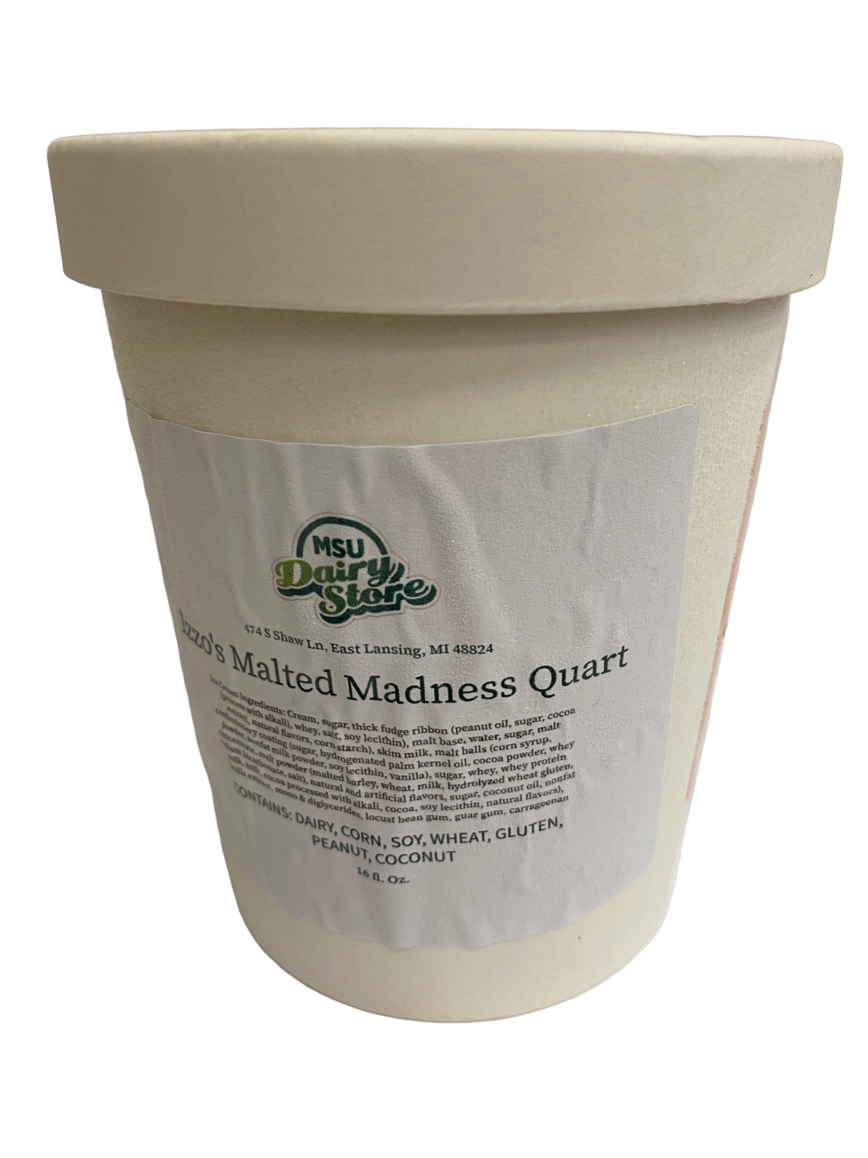 MSU Dairy Store Izzo's Malted Madness Quart