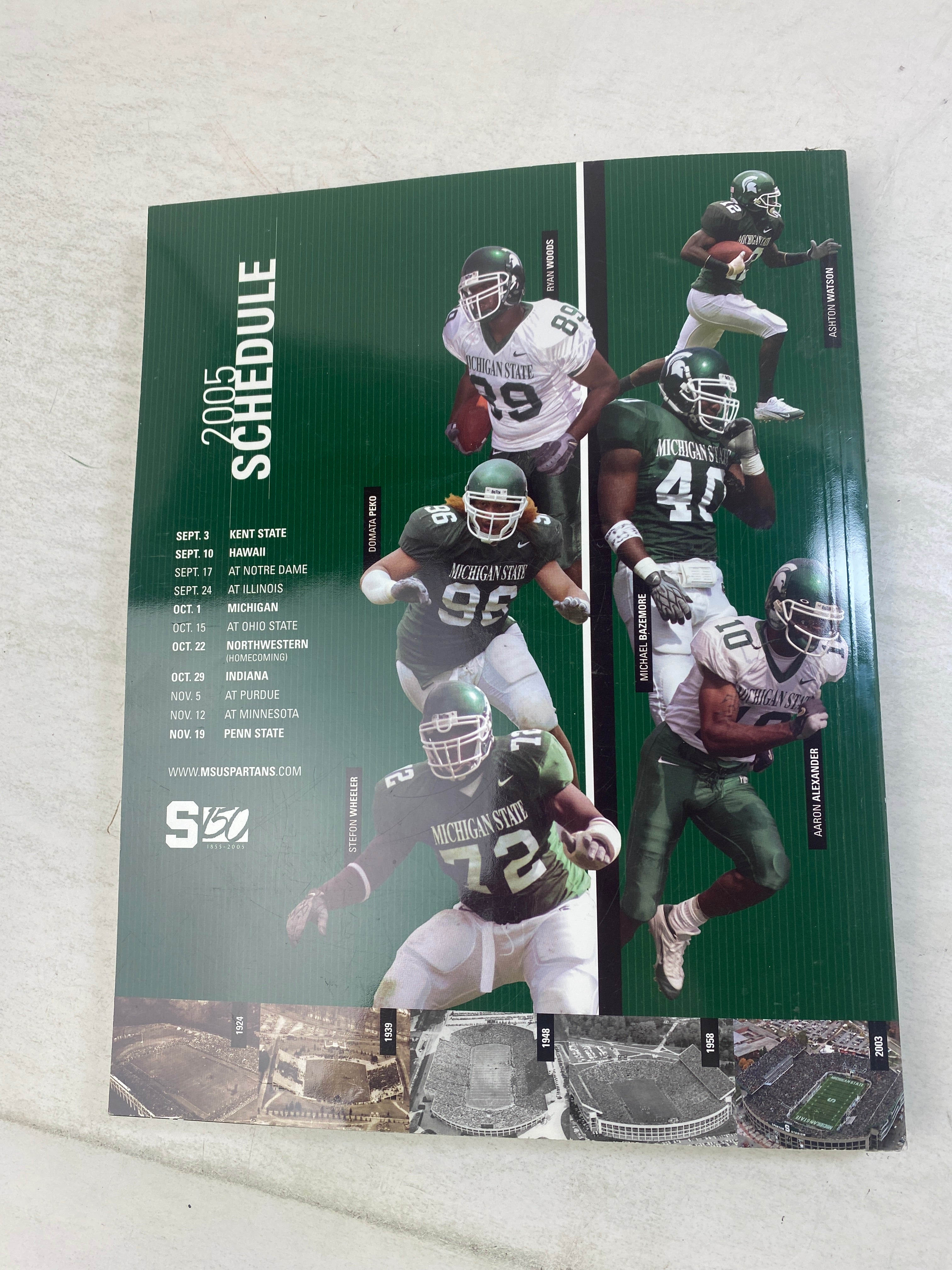 MSU Football Media Guide 2005