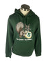 MSU Green Squirrel Cookie Hoodie Sweatshirt Unisex Size S #2