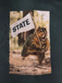 MSU Green Squirrel Flag Hoodie Sweatshirt Unisex Size S #2
