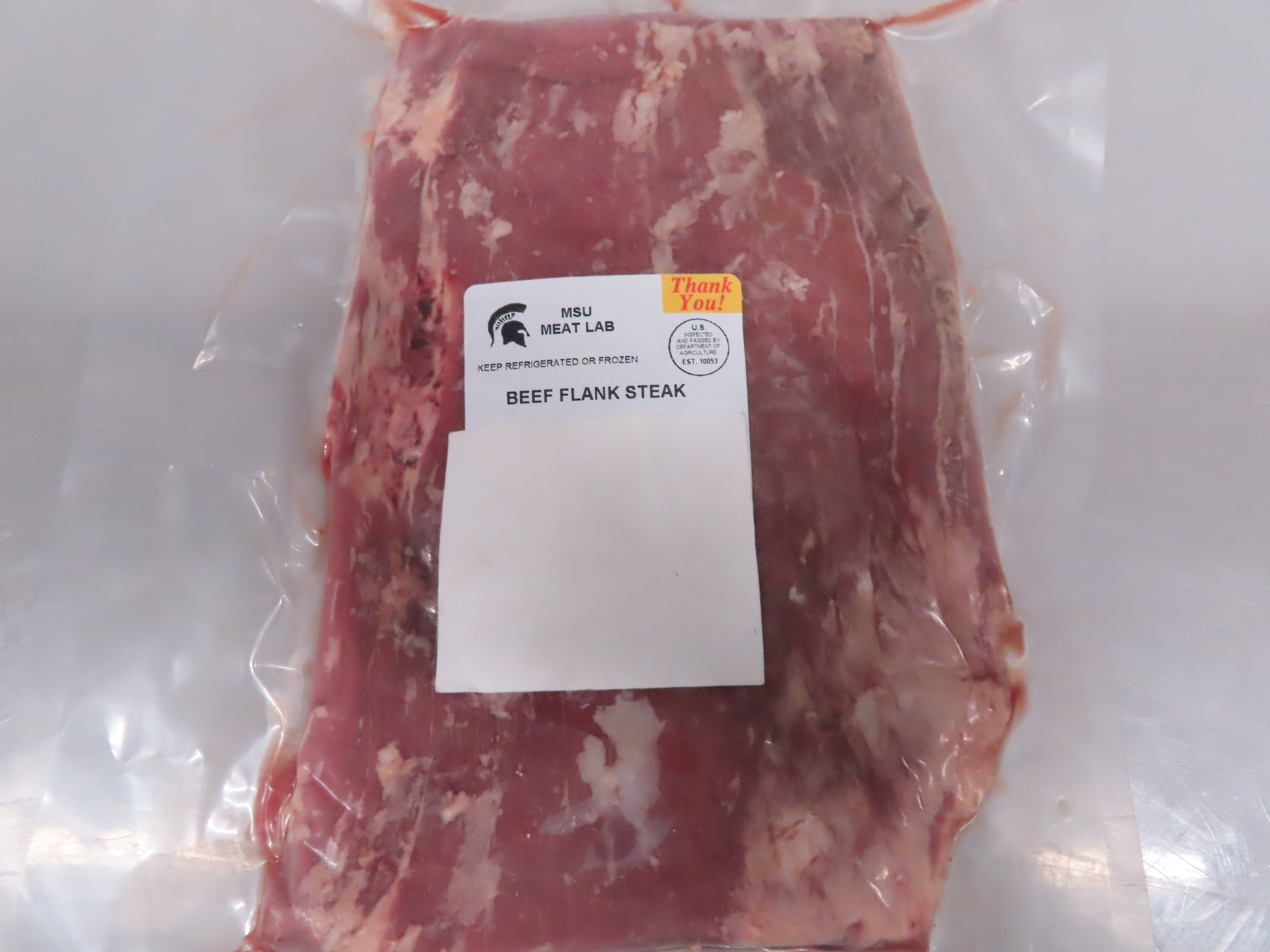 MSU Meat Labs Beef Flank Steak