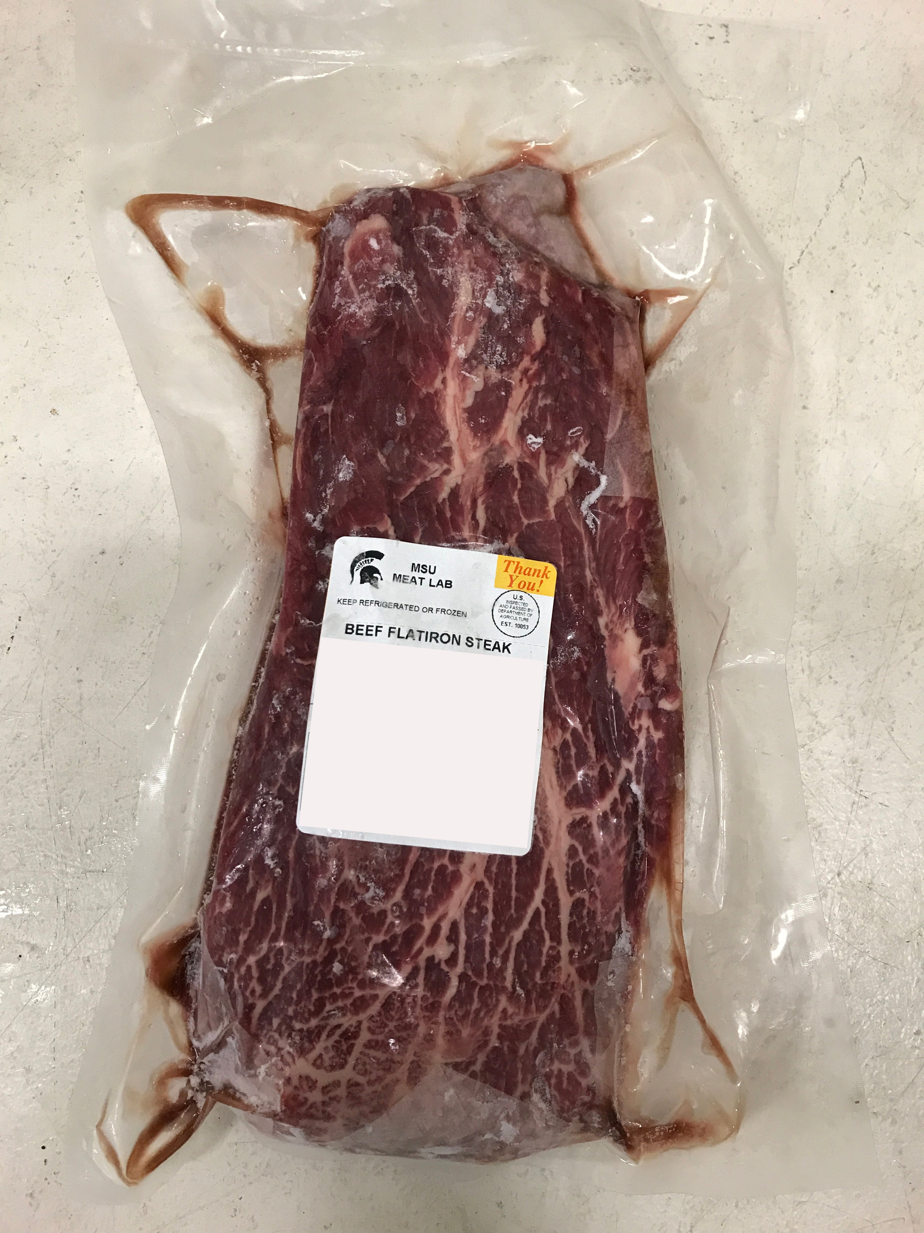 MSU Meat Labs Beef Flatiron Steak