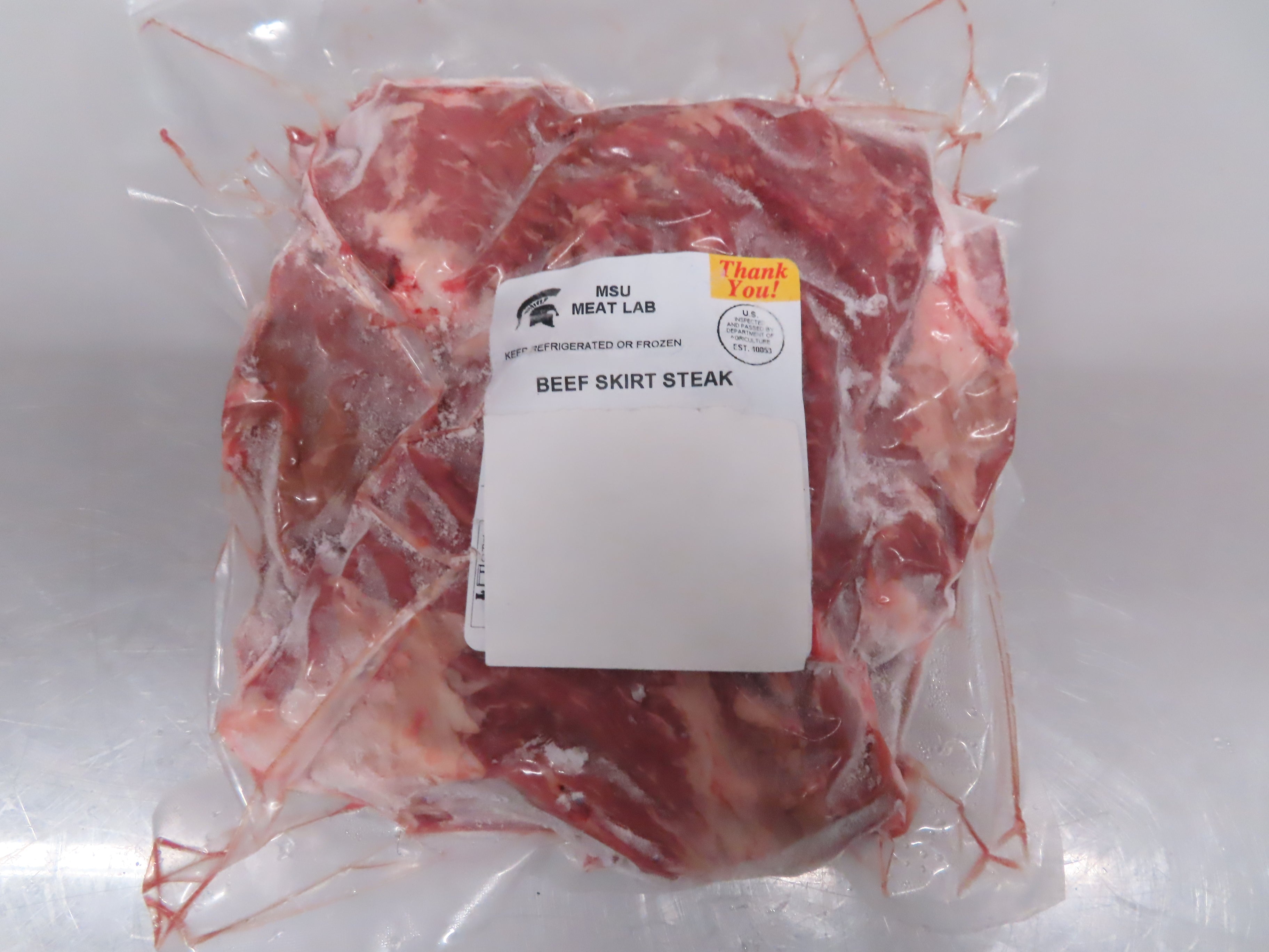 MSU Meat Labs Beef Skirt Steak