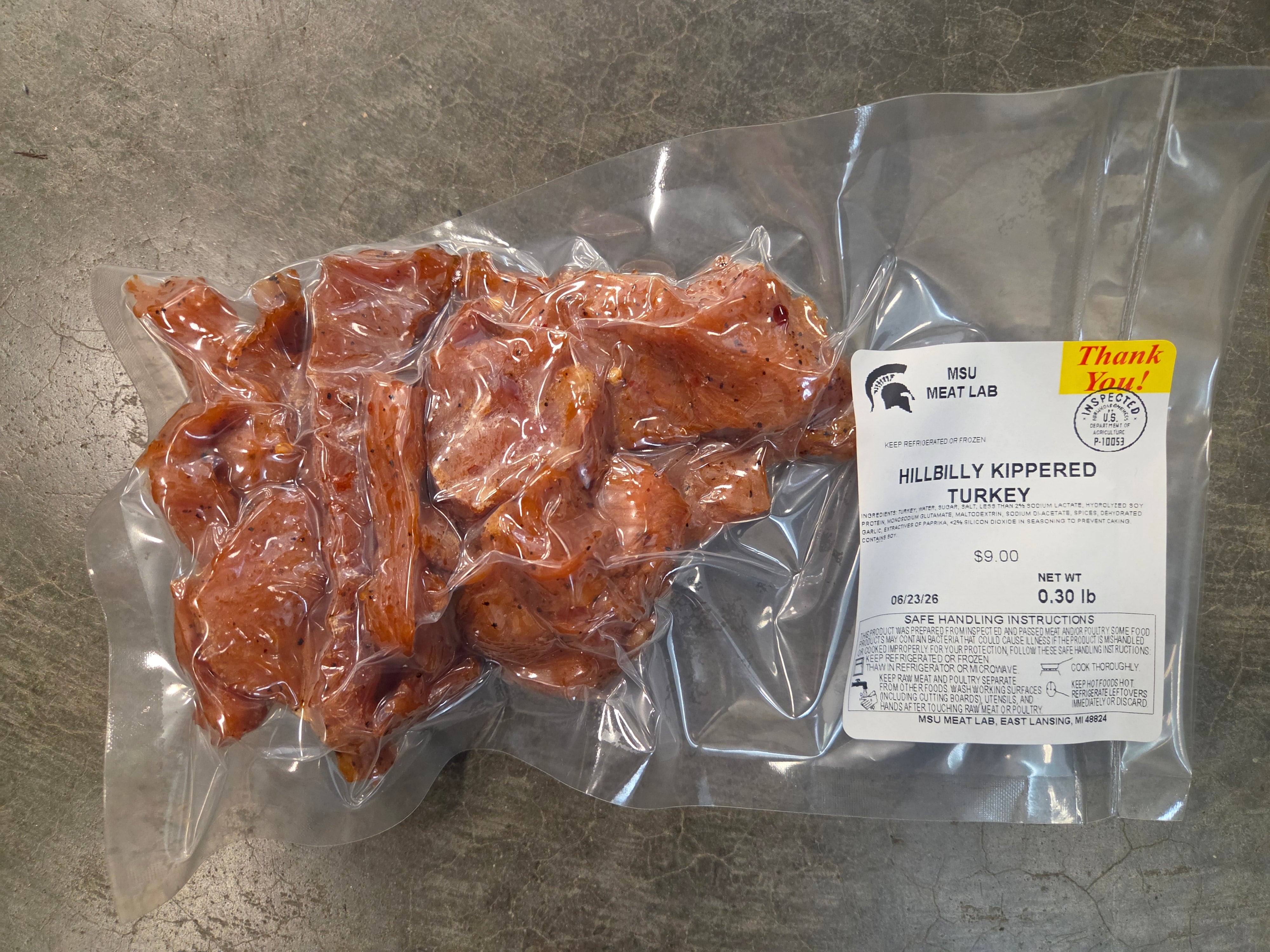 MSU Meat Labs Hillbilly Kippered Turkey