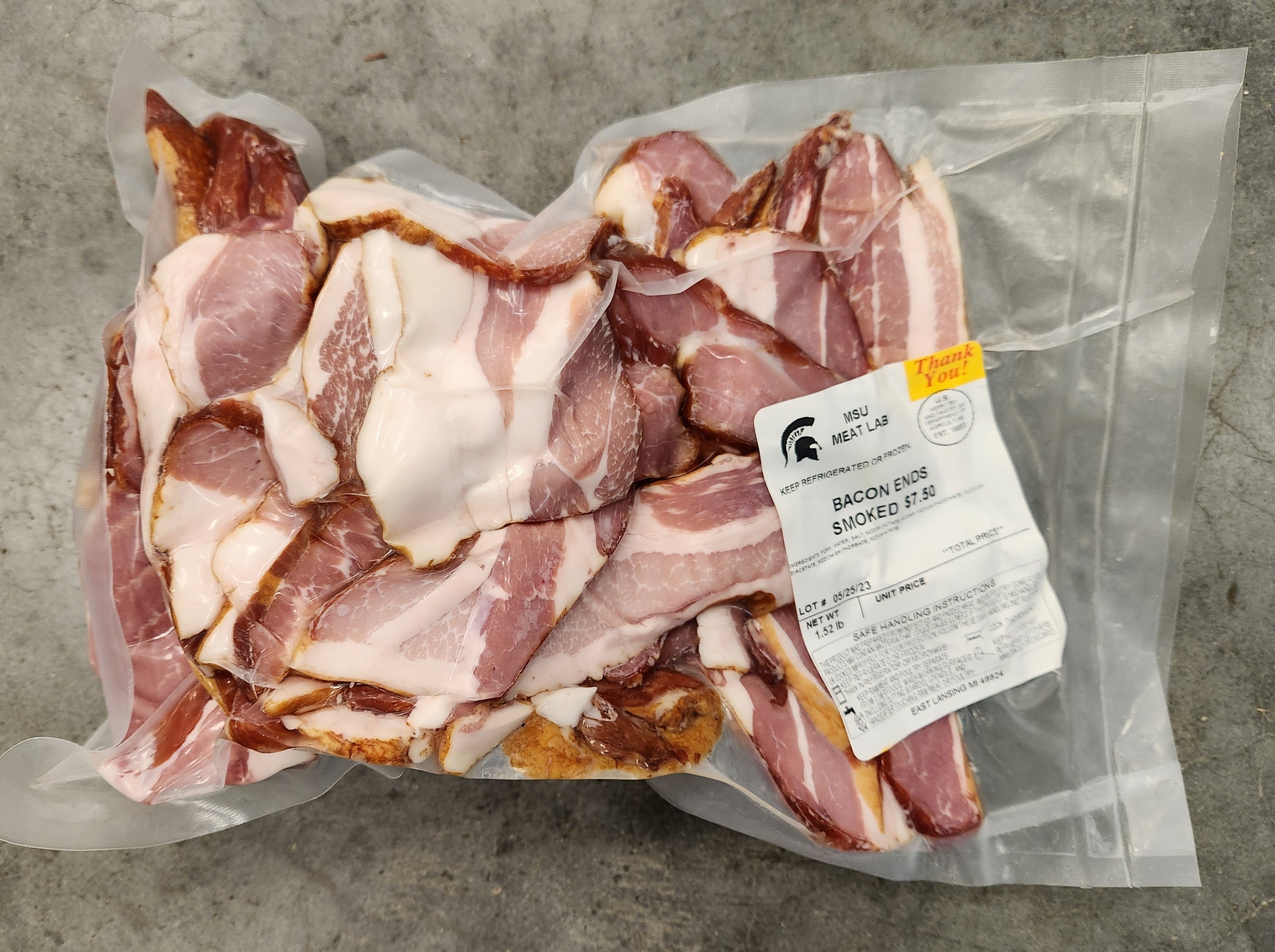 MSU Meat Labs Smoked Bacon Ends