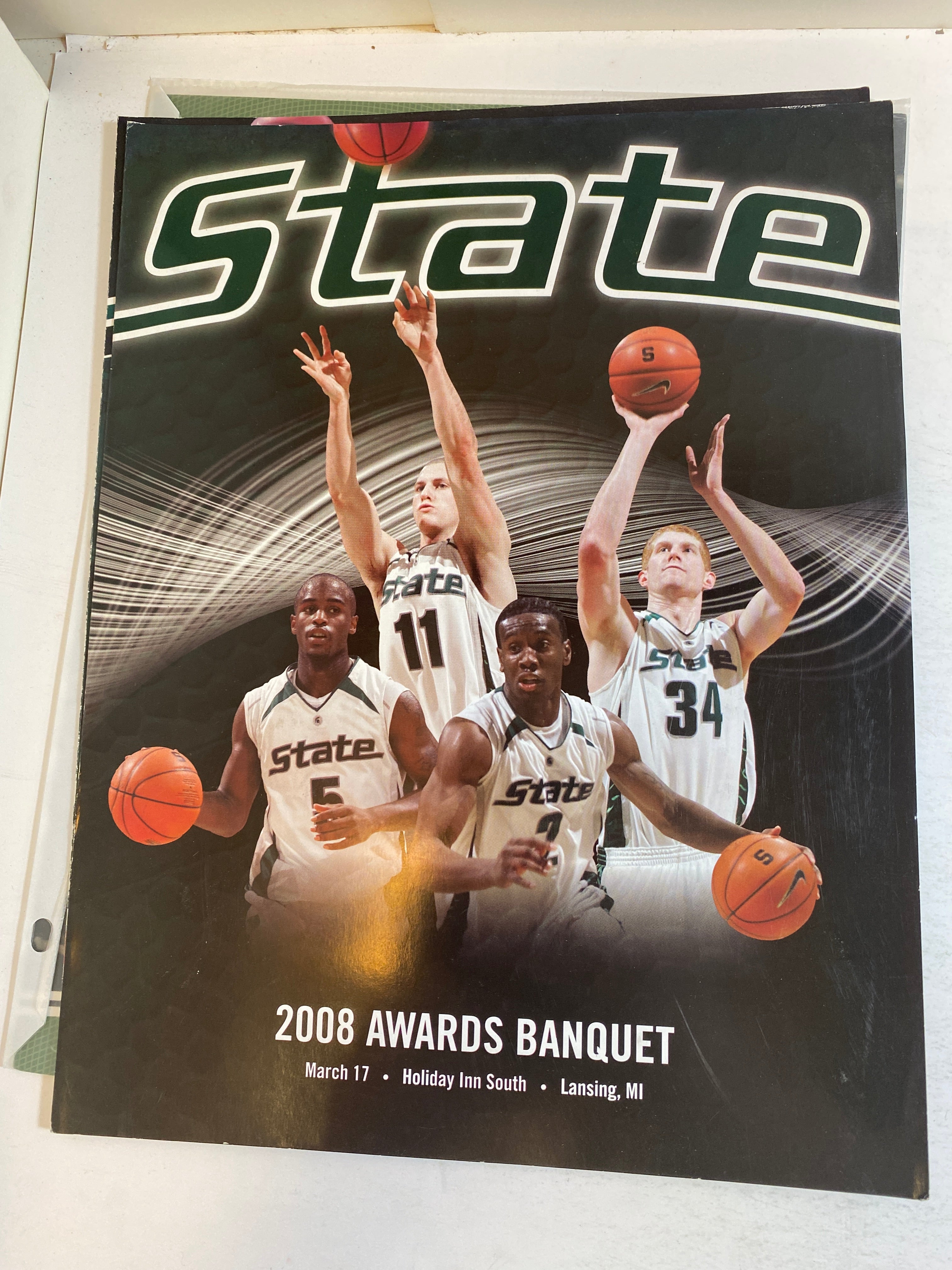 MSU Michigan State Basketball Awards Banquet Program Lot 2004-2015