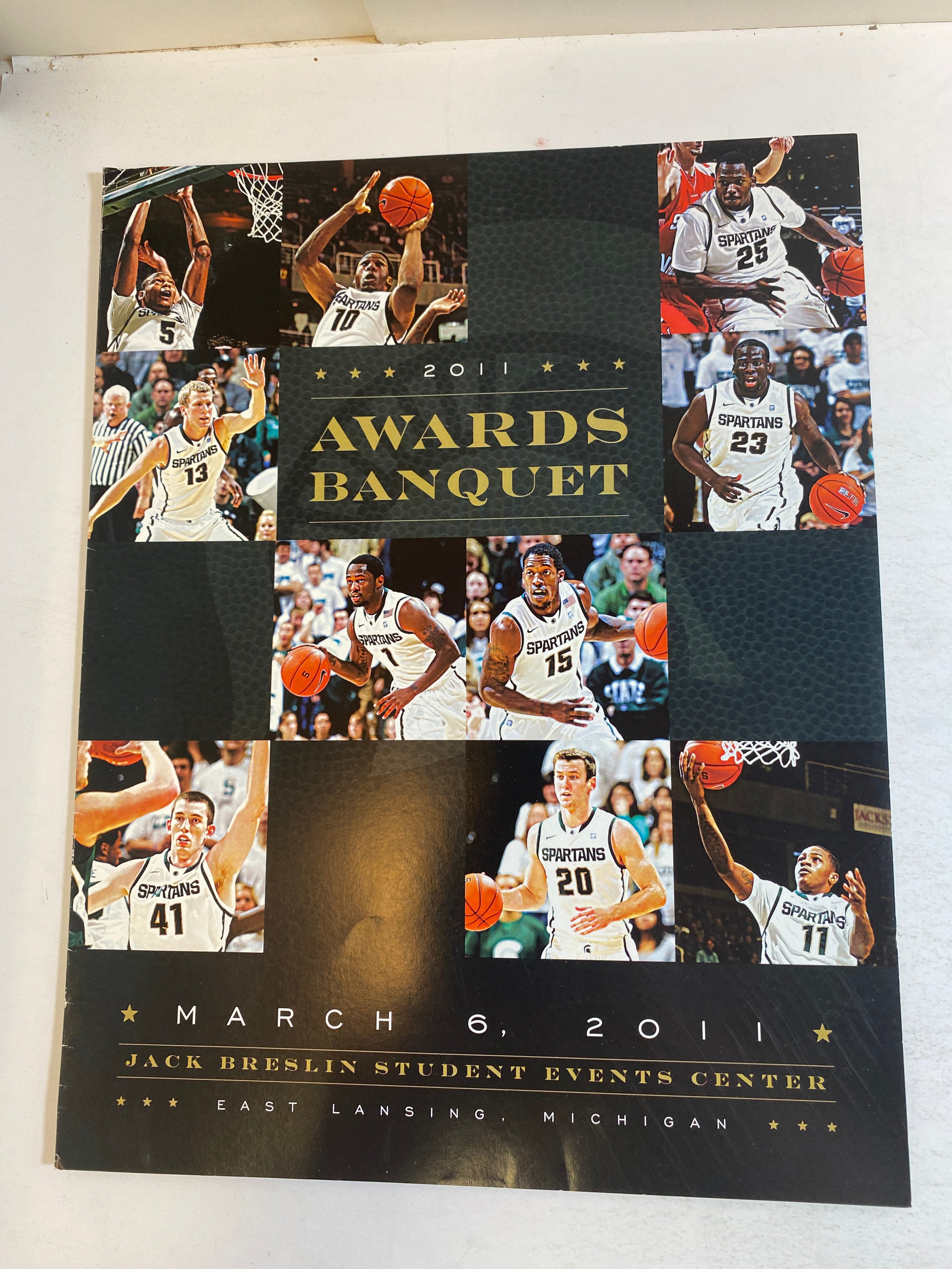 MSU Michigan State Basketball Awards Banquet Program Lot 2004-2015