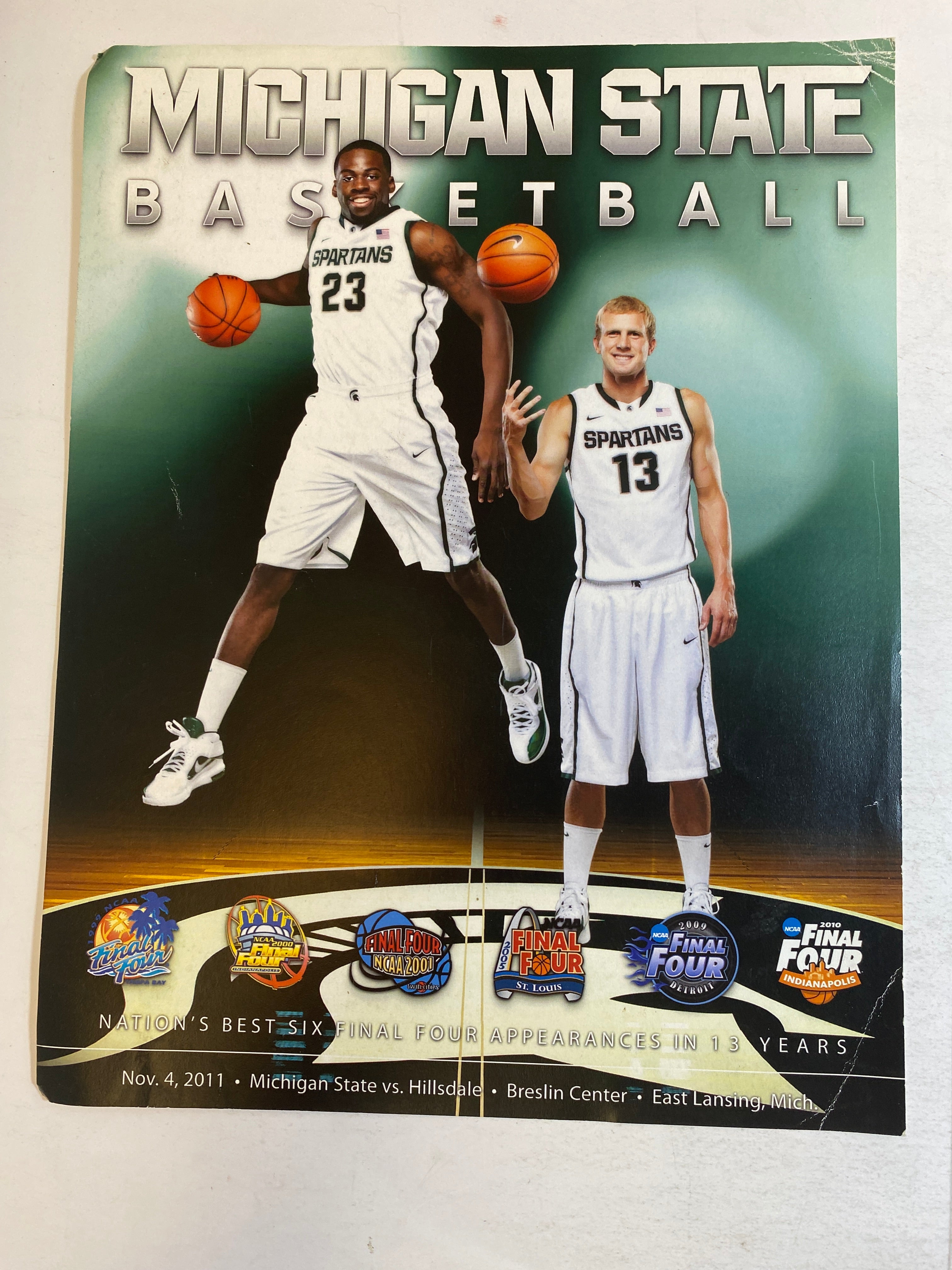 MSU Michigan State Basketball Awards Banquet Program Lot 2004-2015