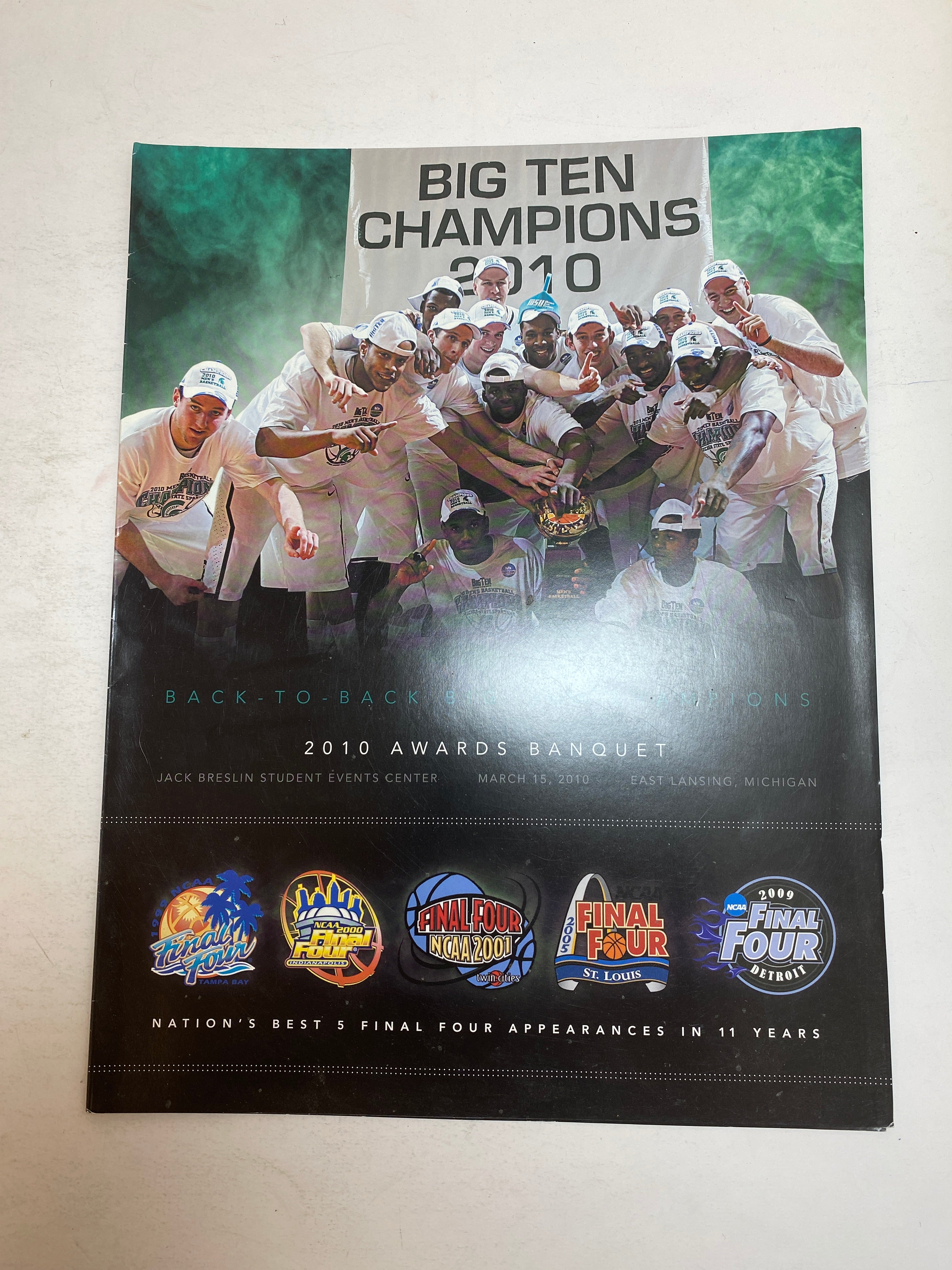MSU Michigan State Basketball Awards Banquet Program Lot 2004-2015
