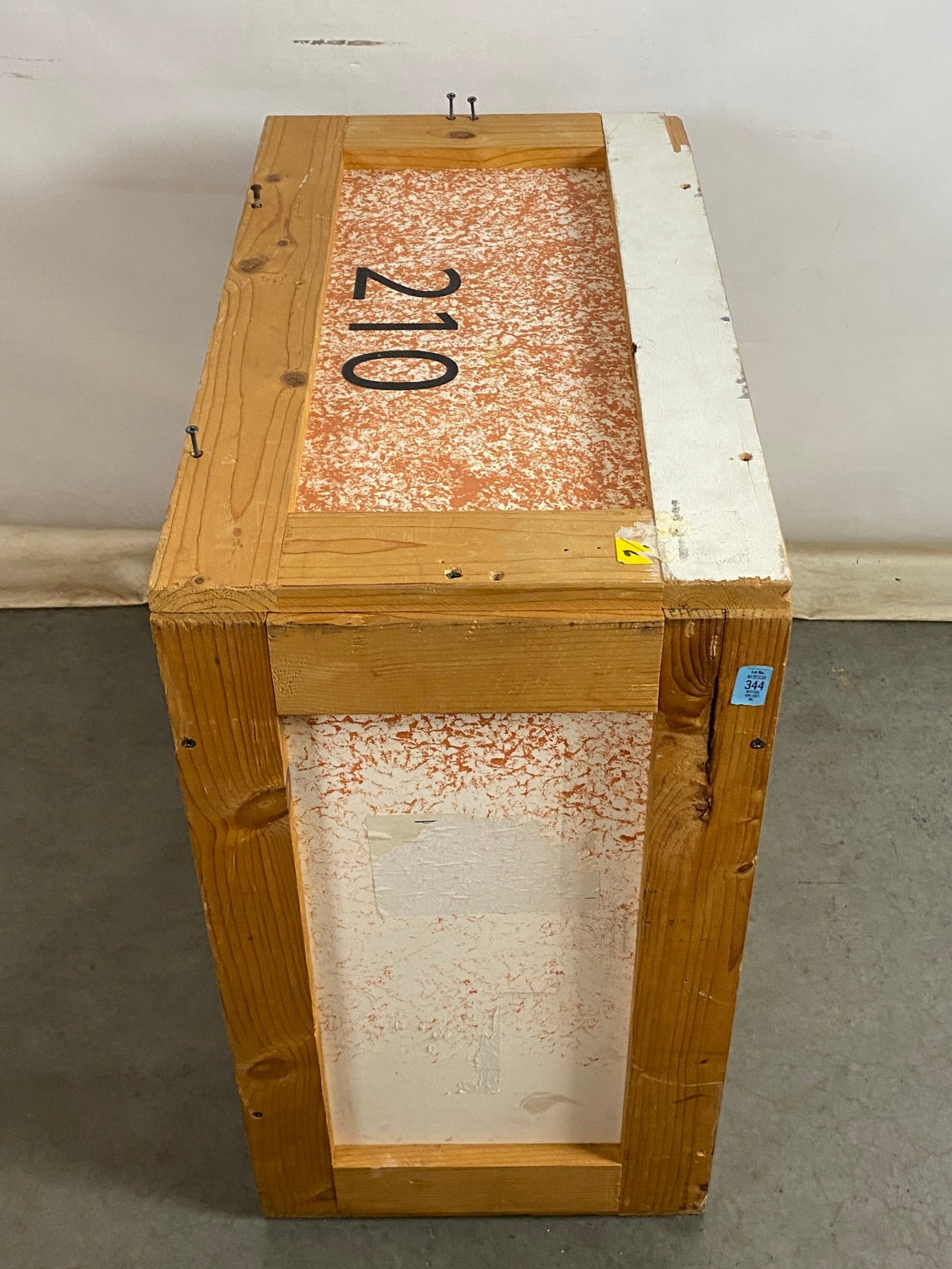 MSU Museum Traveling Exhibits Wooden Crate #210