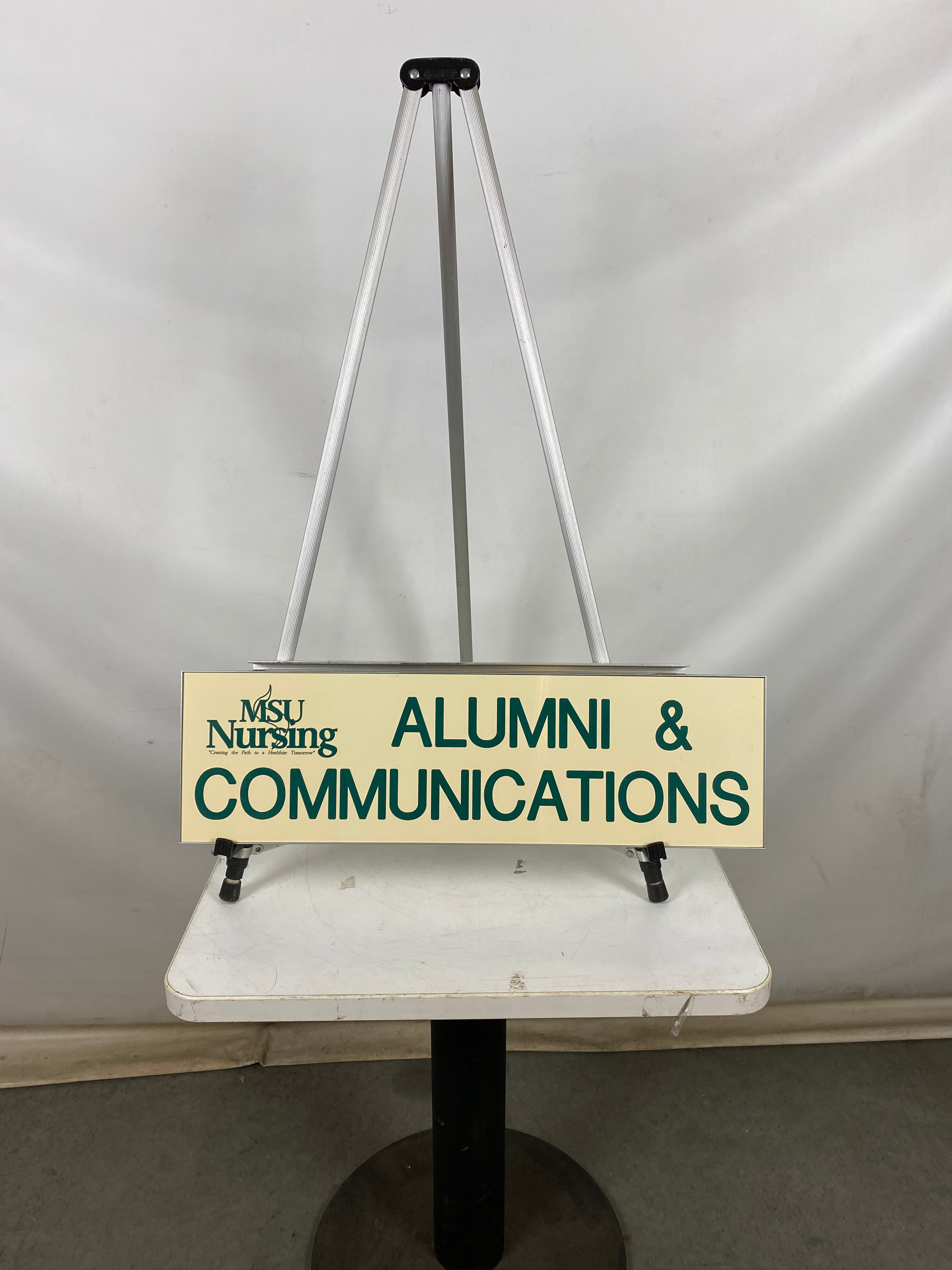 MSU Nursing Alumni & Communications Office Sign