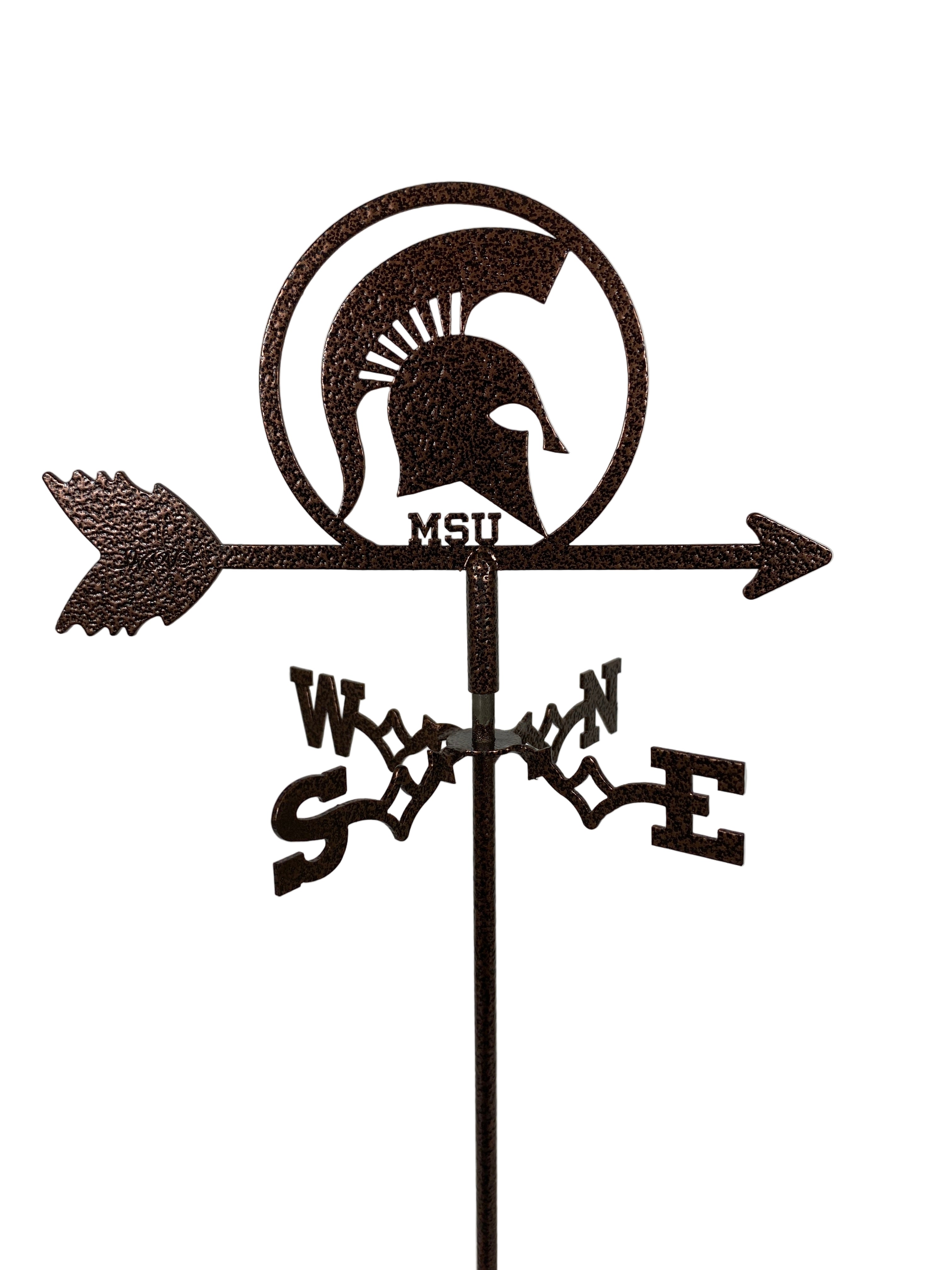 MSU Radiology Healing Gardens MSU Spartans Flowerpot Weathervane