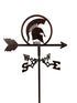 MSU Radiology Healing Gardens MSU Spartans Flowerpot Weathervane