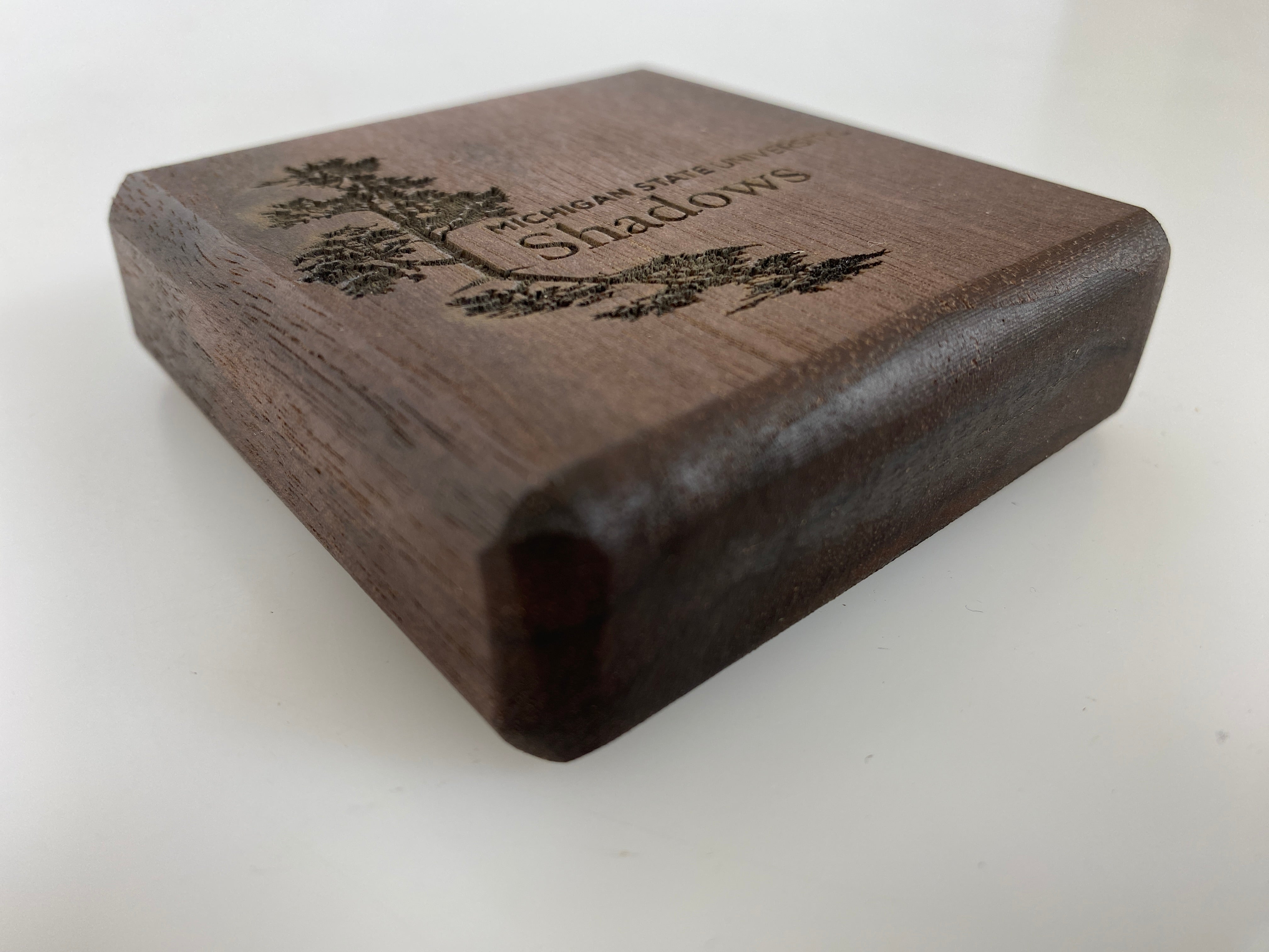 MSU Shadows Bottle Opener Coaster Style 9