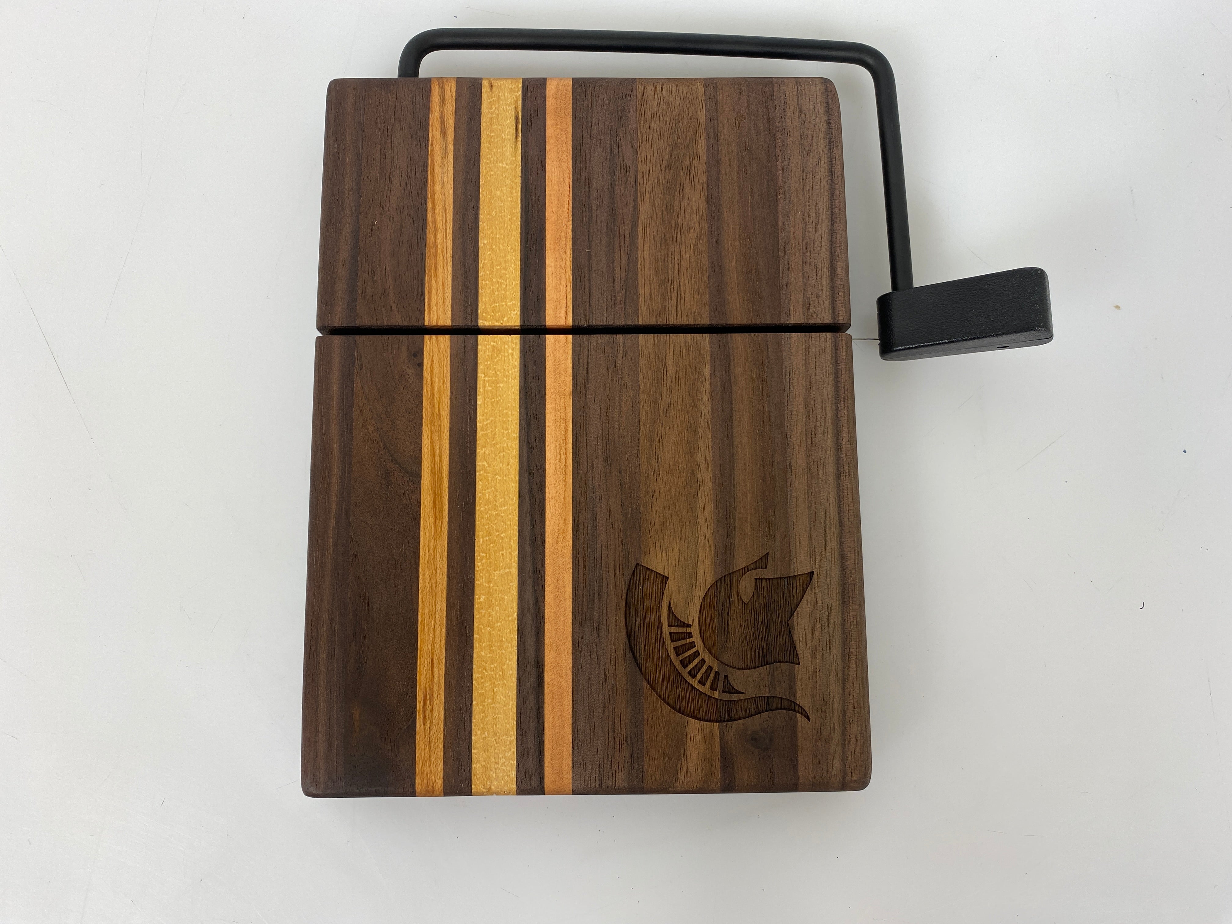 MSU Shadows Cheese Board Spartan Head Style 1