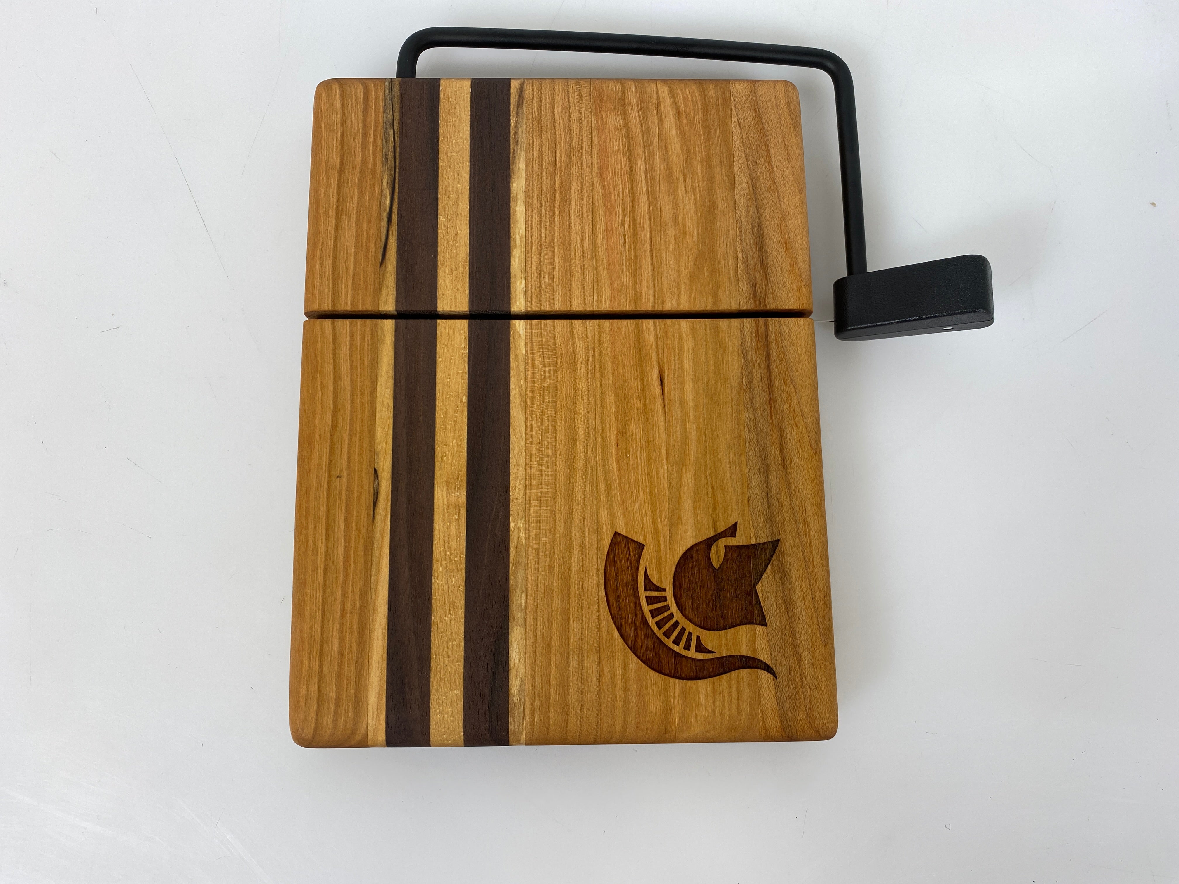 MSU Shadows Cheese Board Spartan Head Style 2
