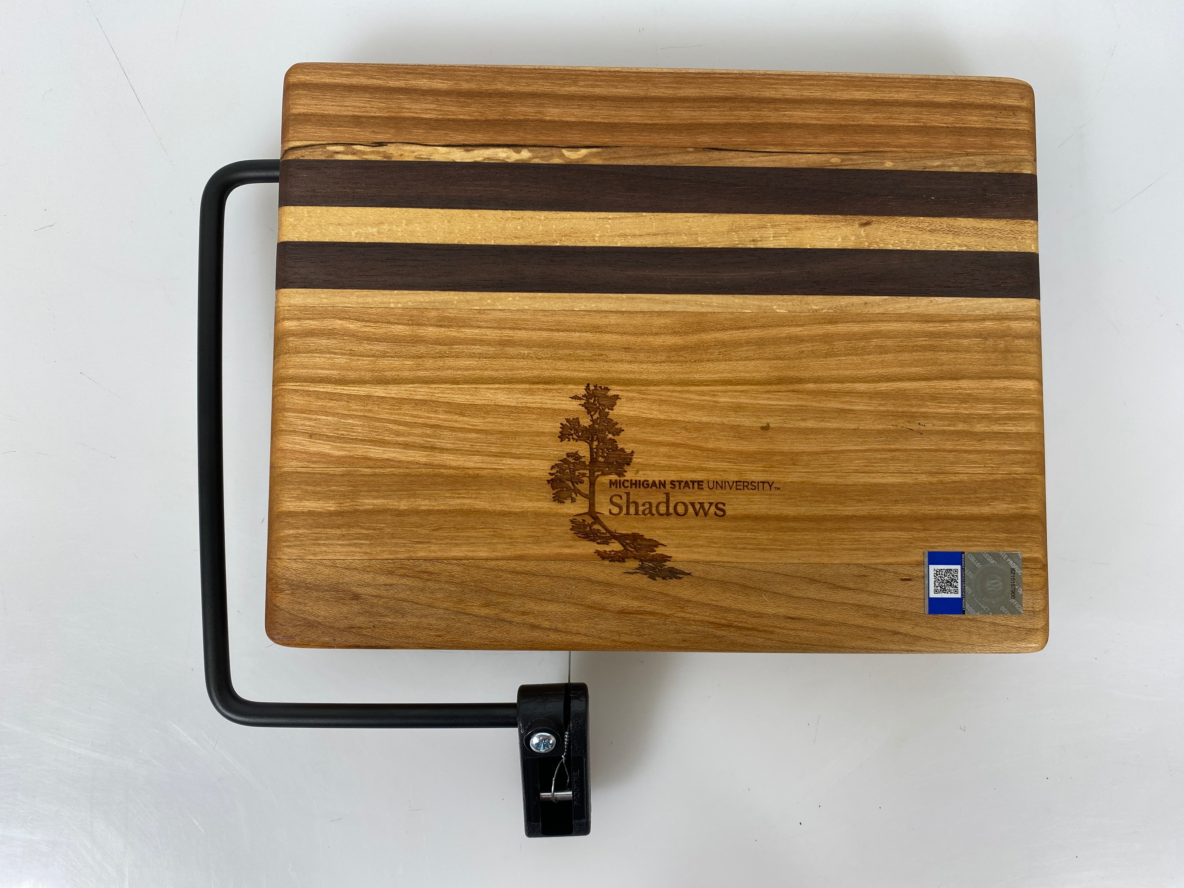 MSU Shadows Cheese Board Spartan Head Style 2