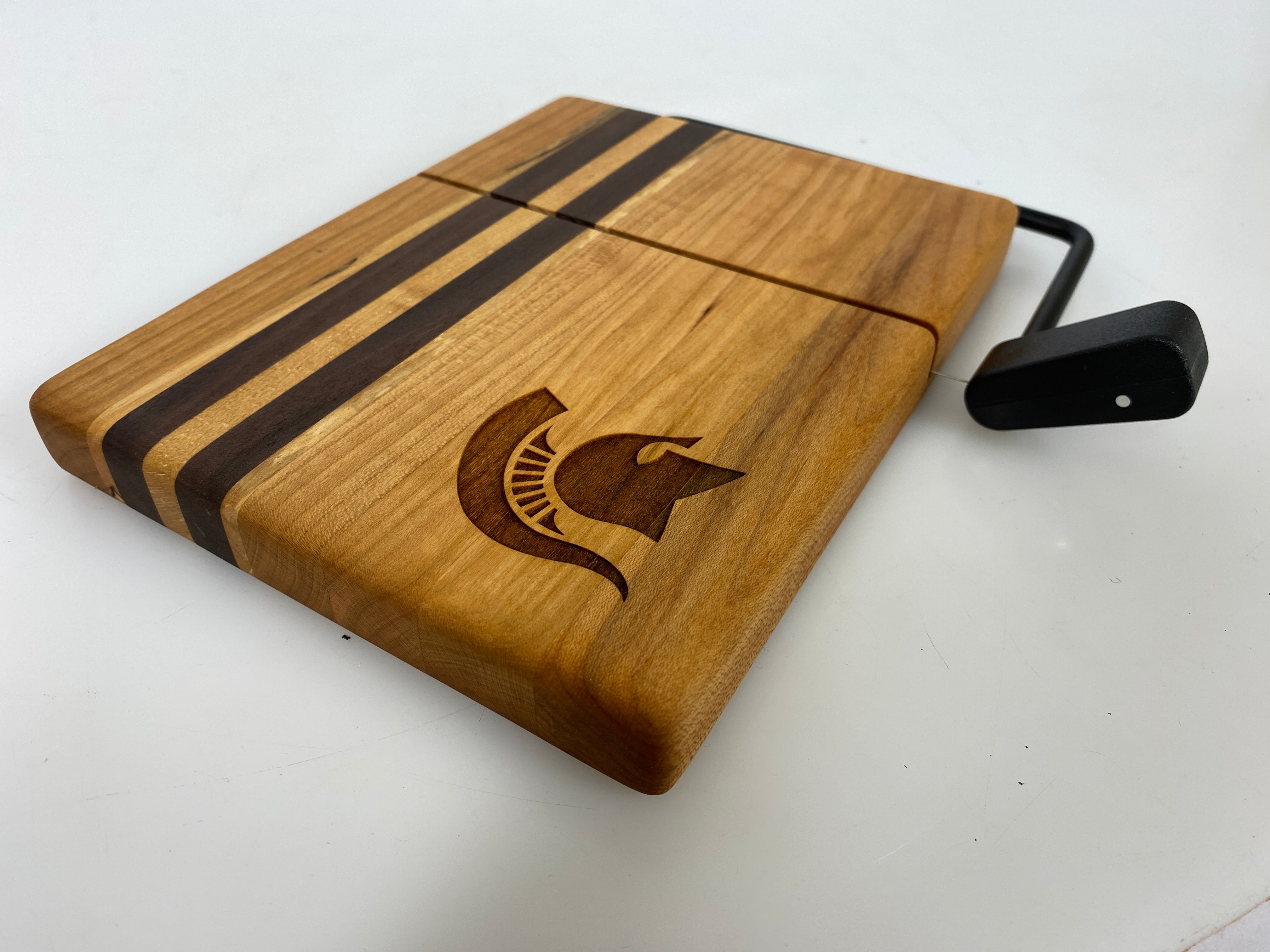 MSU Shadows Cheese Board Spartan Head Style 2