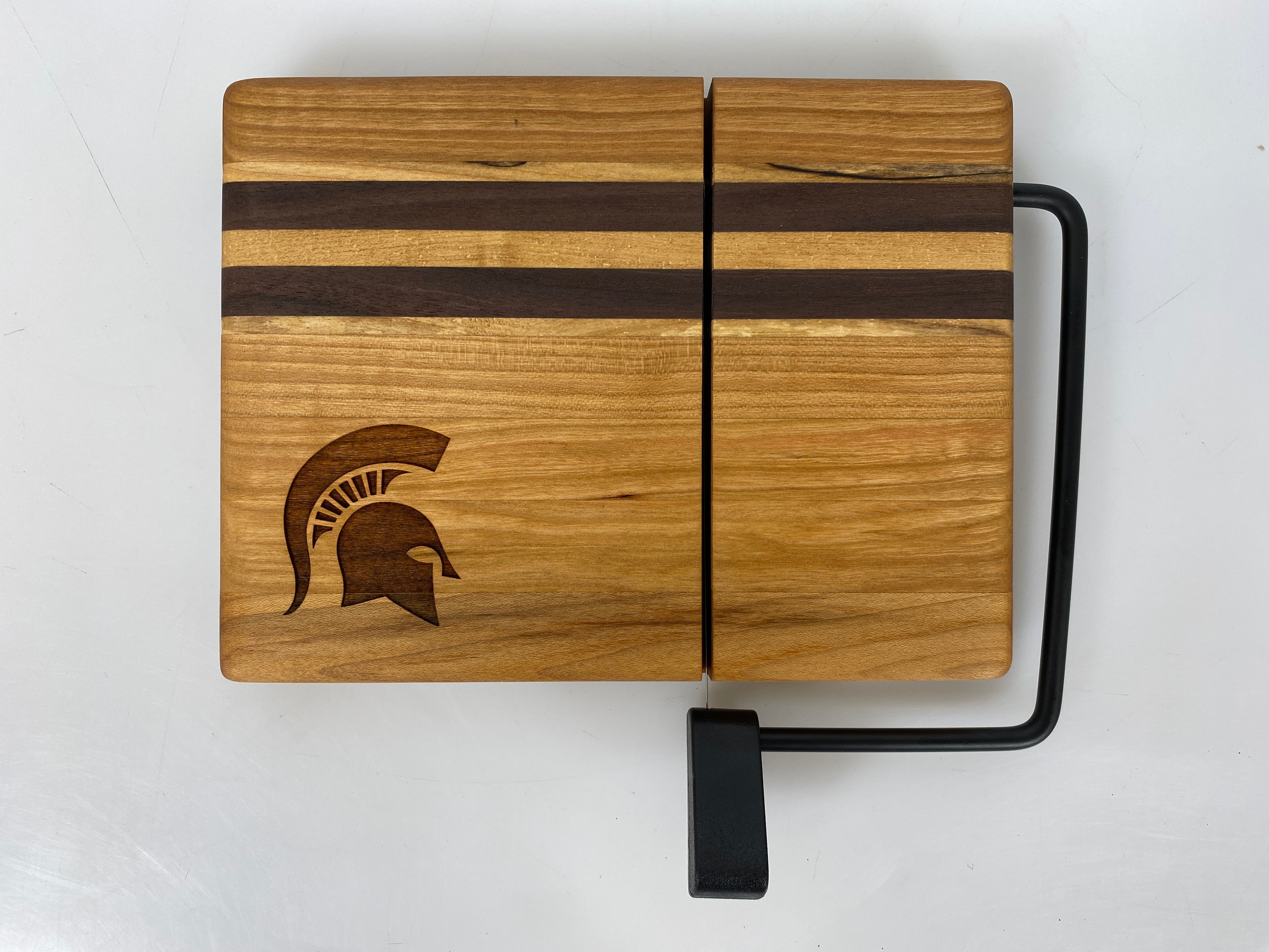 MSU Shadows Cheese Board Spartan Head Style 2
