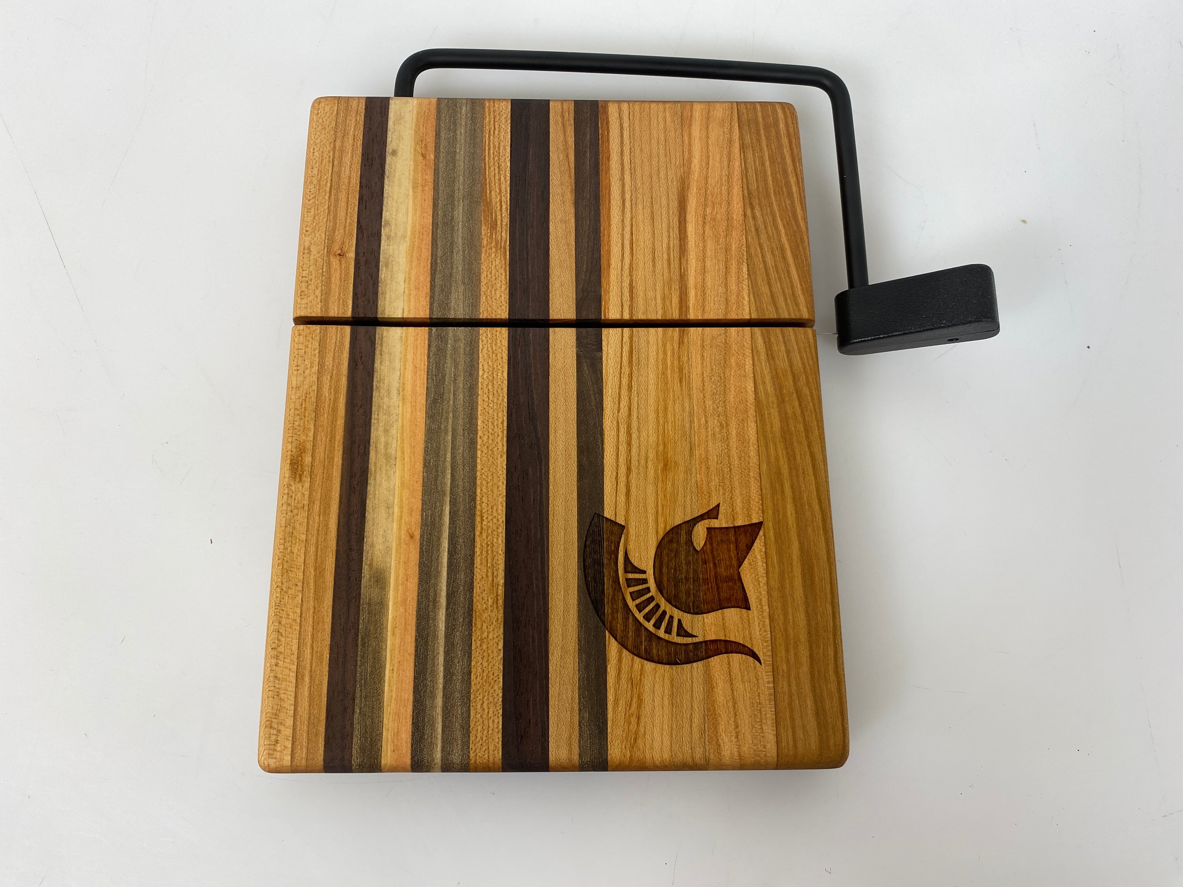 MSU Shadows Cheese Board Spartan Head Style 3