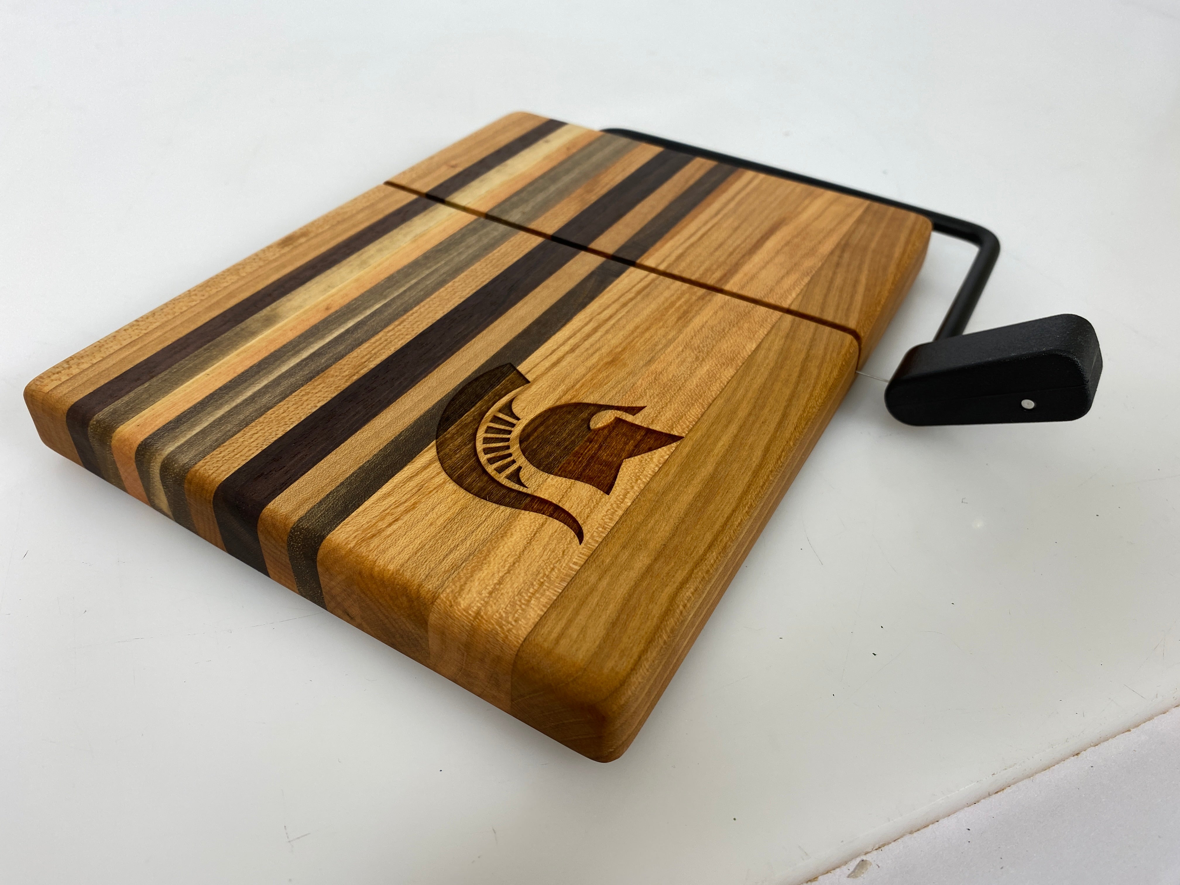 MSU Shadows Cheese Board Spartan Head Style 3